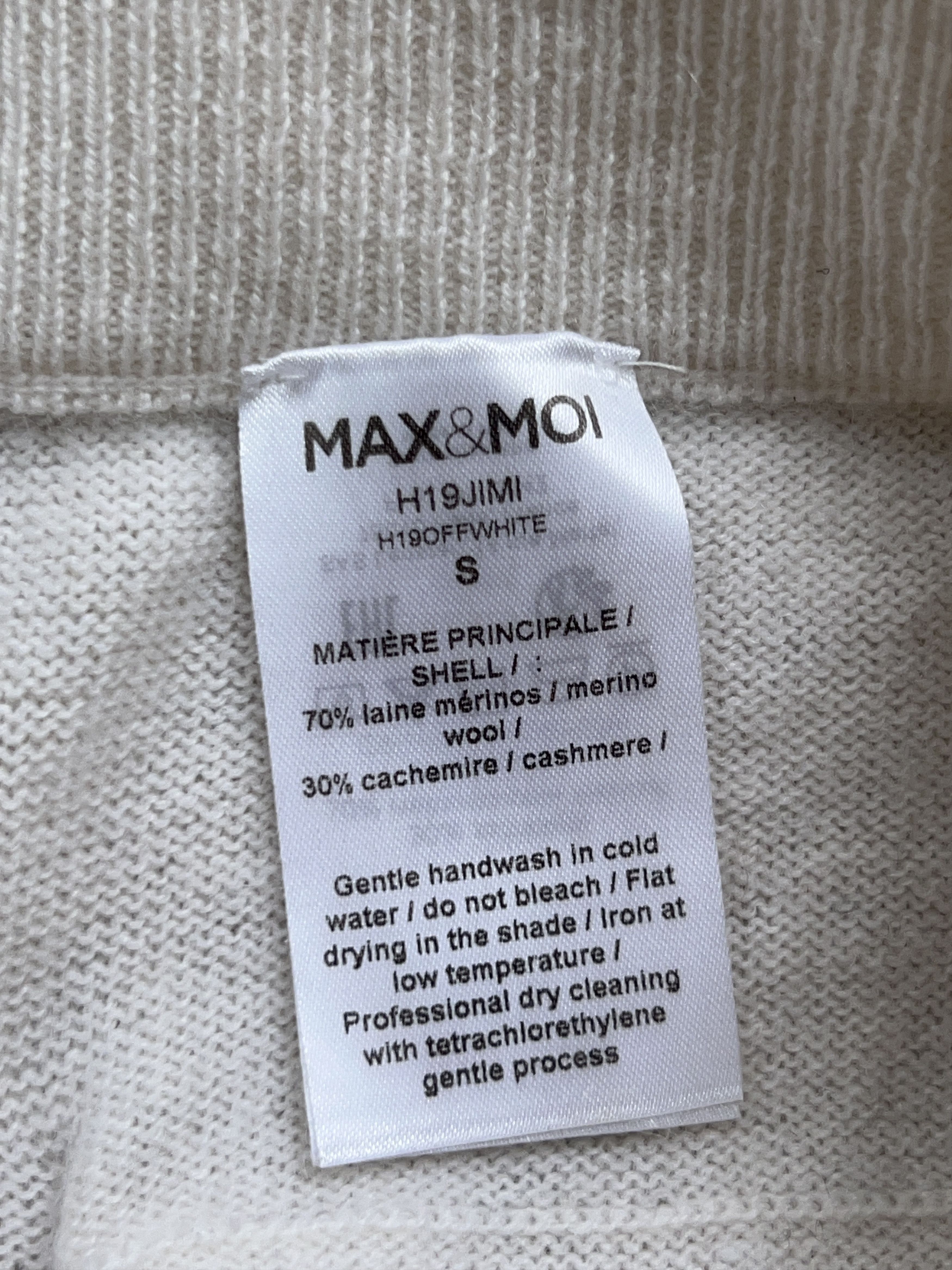 Designer MAX&MOI Merino Wool Cashmere Jimi Pants Joggers Size S Size 26" / US 2 / IT 38 - 7 Thumbnail