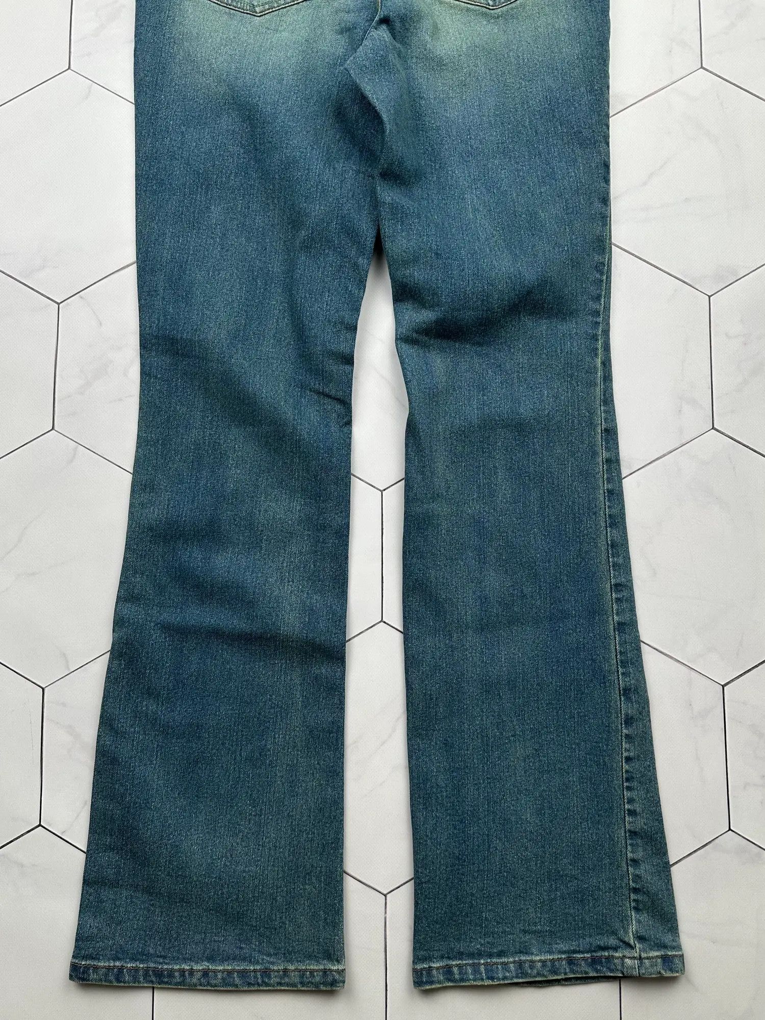 Vintage Vintage Faded Flare Jeans (B520)E2 Size 27" / US 4 / IT 40 - 6 Thumbnail