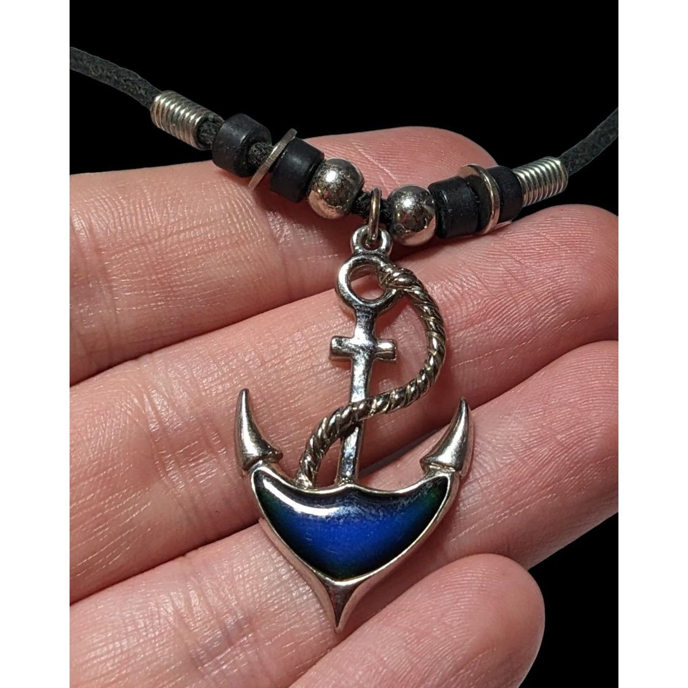 Other Retro Color Changing Mood Anchor Pendant Necklace Size ONE SIZE - 6 Thumbnail