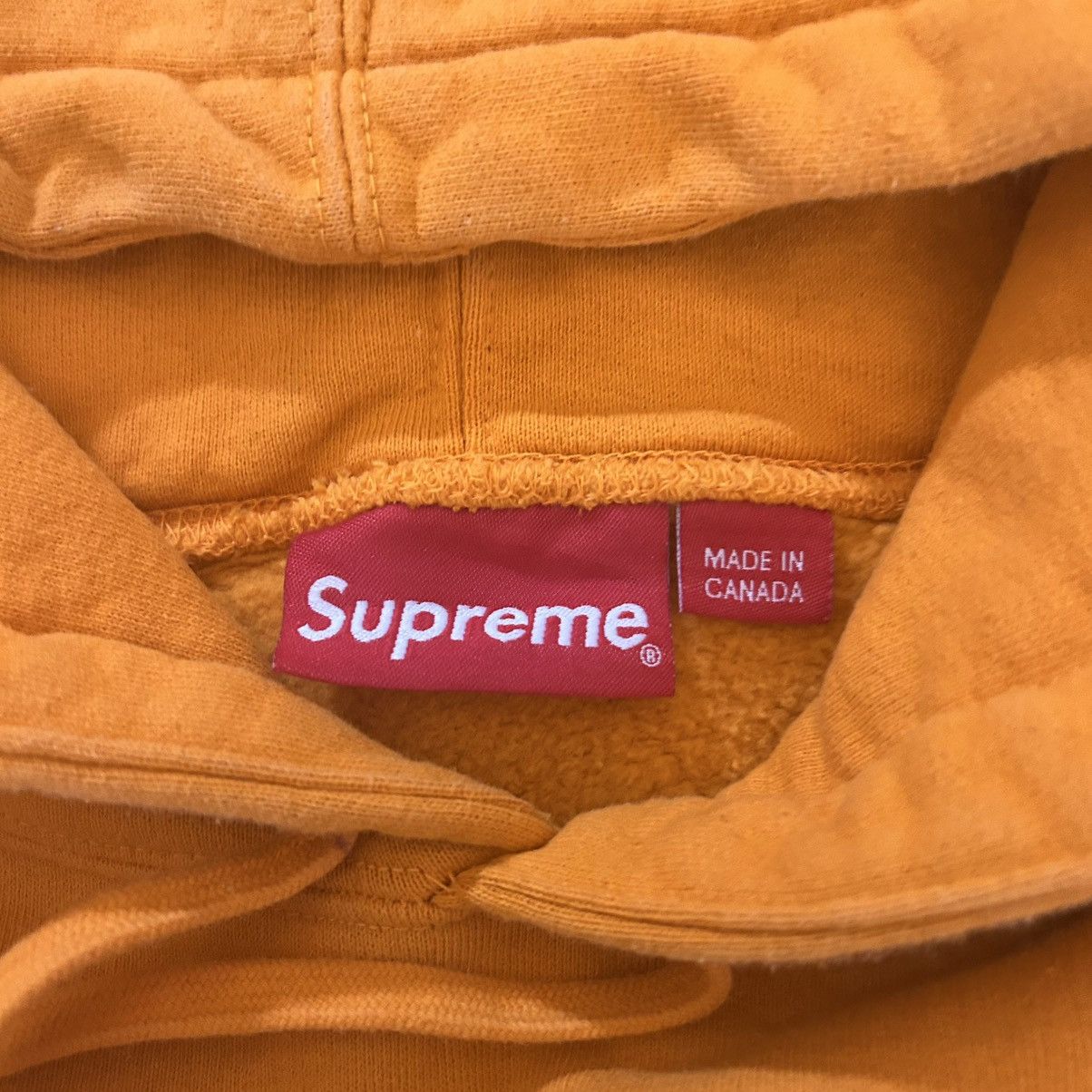 Supreme Motherfucker Hooded Sweatshirt Orange XL