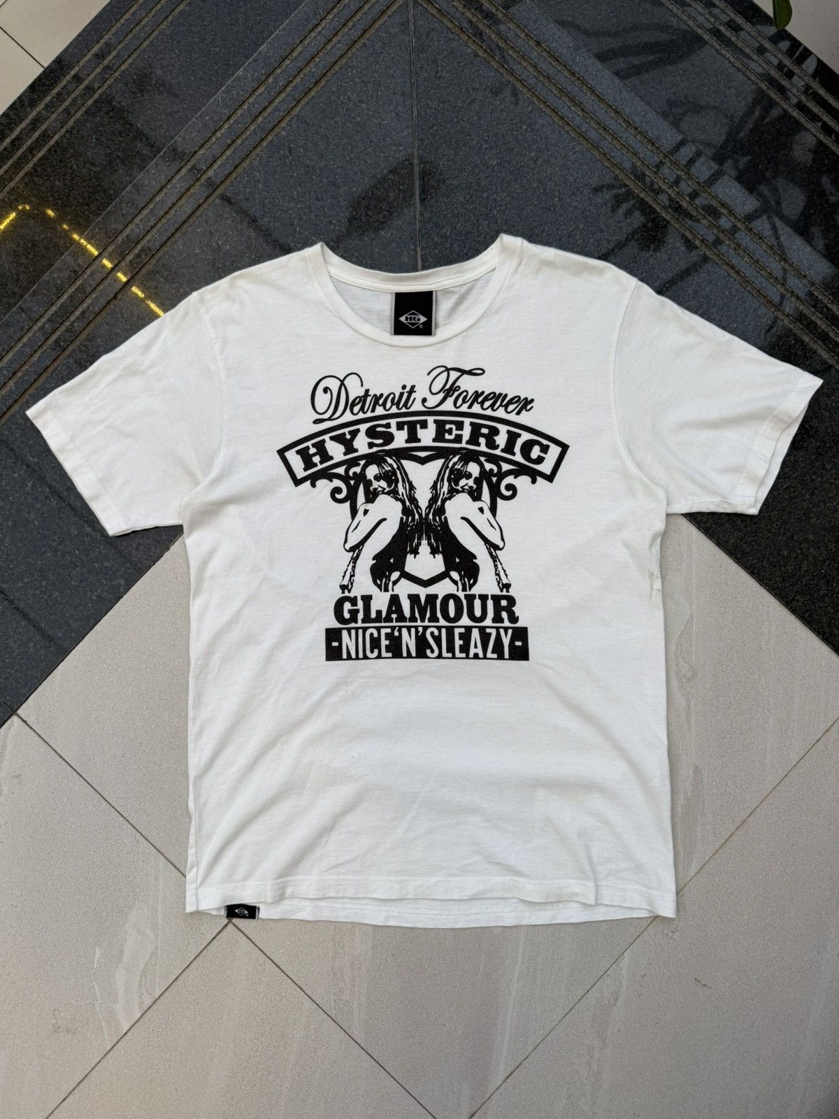 Hysteric Glamour 90’s HYSTERIC GLAMOUR DETROIT FOREVER VINTAGE LOGO TSHIRT Size US S / EU 44-46 / 1 - 2 Thumbnail