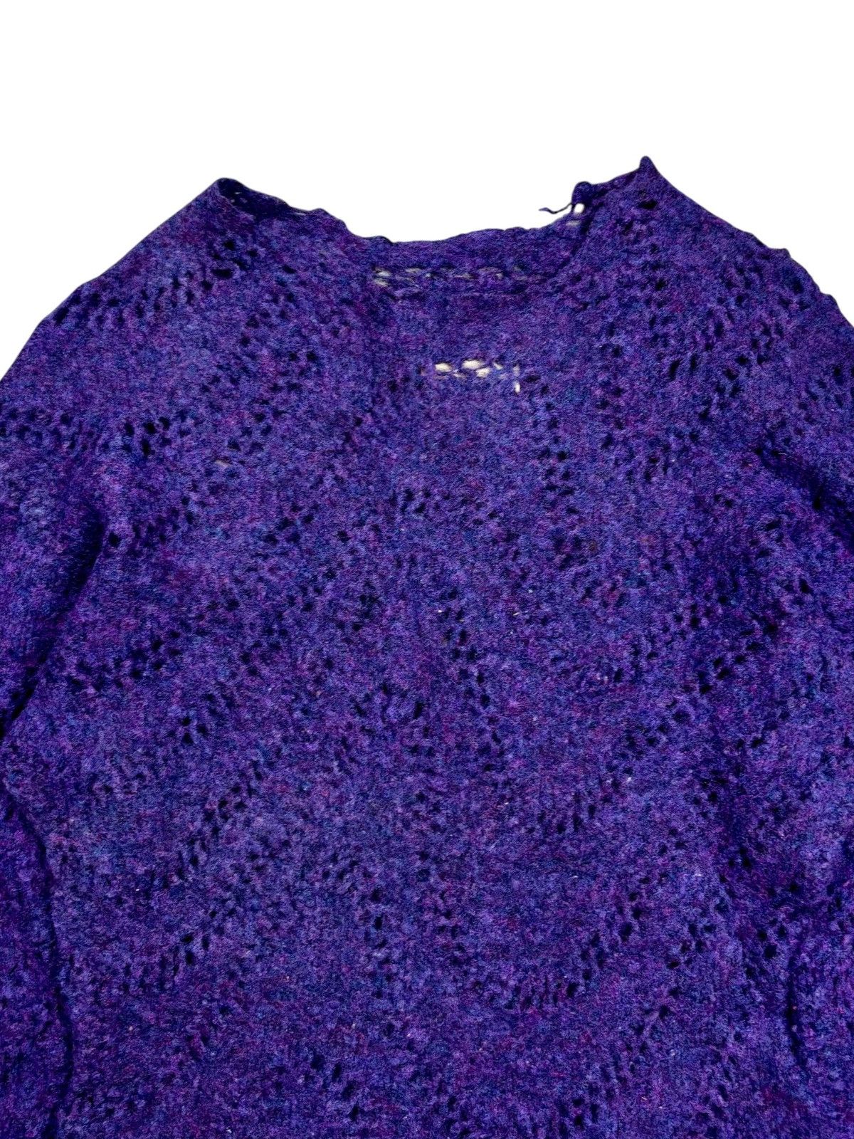 Yasuyuki Ishii Archive Yoshiki Hisniuma - Raw Knitted Top Size US M / EU 48-50 / 2 - 3 Thumbnail