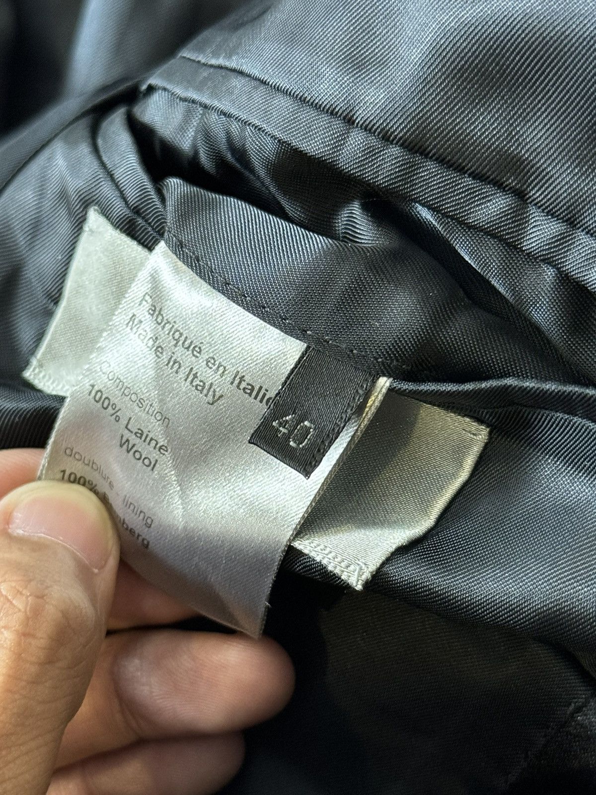 Dior × Hedi Slimane Dior | Hedi Slimane | Smoking Blazer Jacket Size 40R - 10 Thumbnail