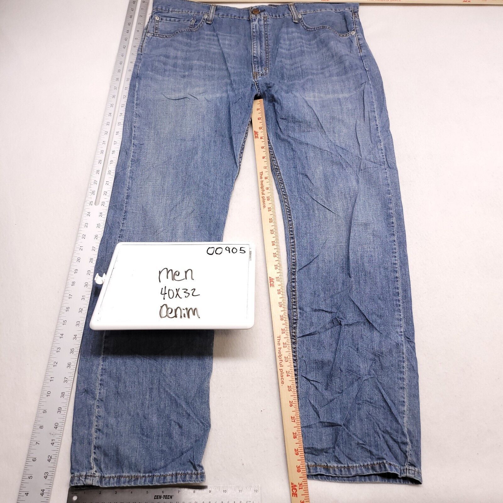 Levi's Levi's 505 Casual Button Zip Denim Jeans Men Size 40x32 Blue Size US 40 / EU 56 - 5 Thumbnail