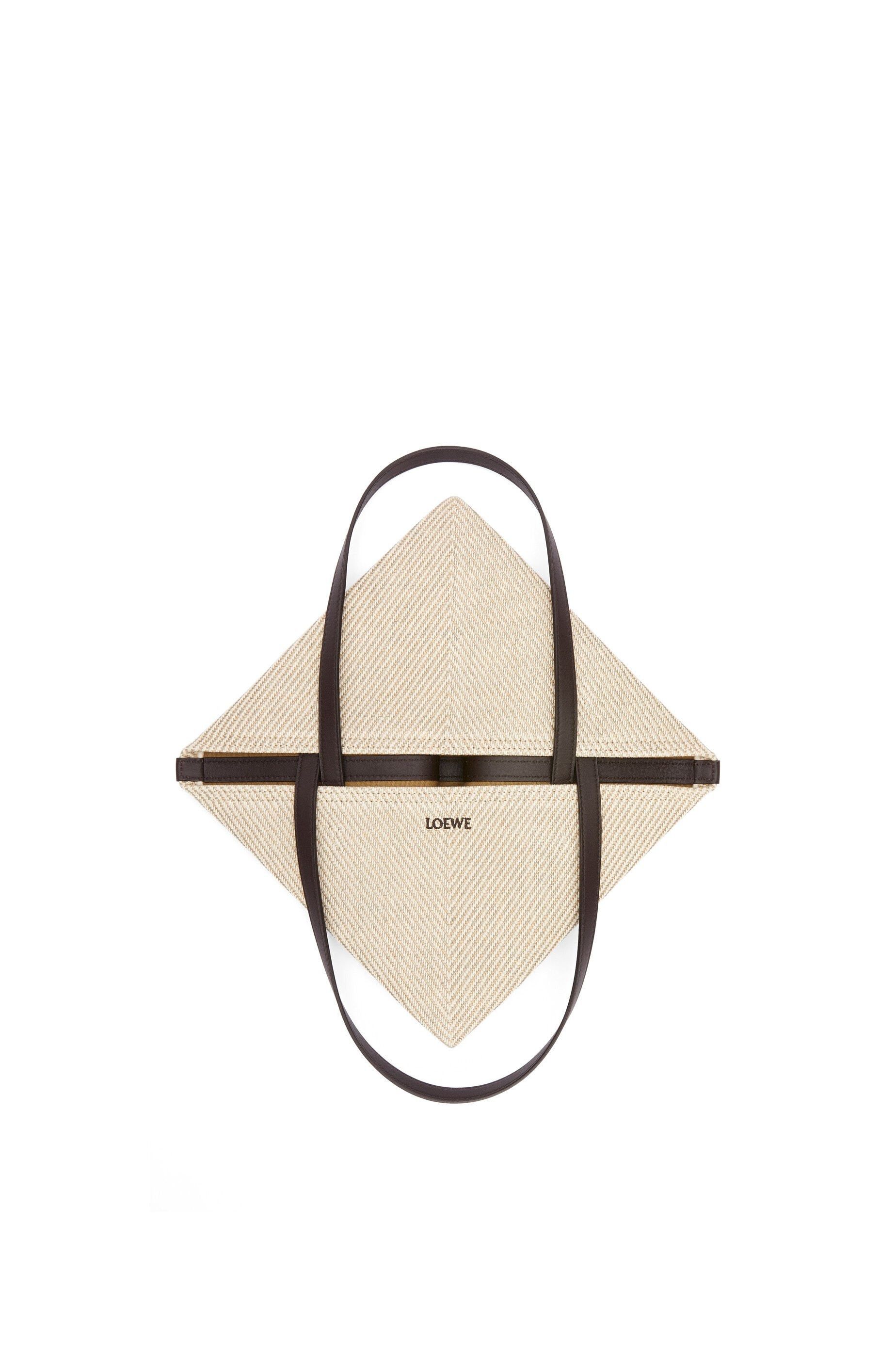 Loewe o1in1g0426 Size:OS/ Medium Puzzle Fold Tote Bag Ecru/Natural Size ONE SIZE - 6 Thumbnail