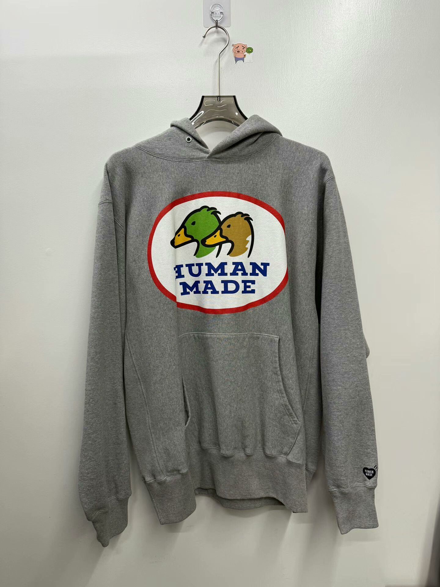 Anonymous Club humanmade grey hoodie with classic duck print Size US XXL / EU 58 / 5 - 1 Thumbnail