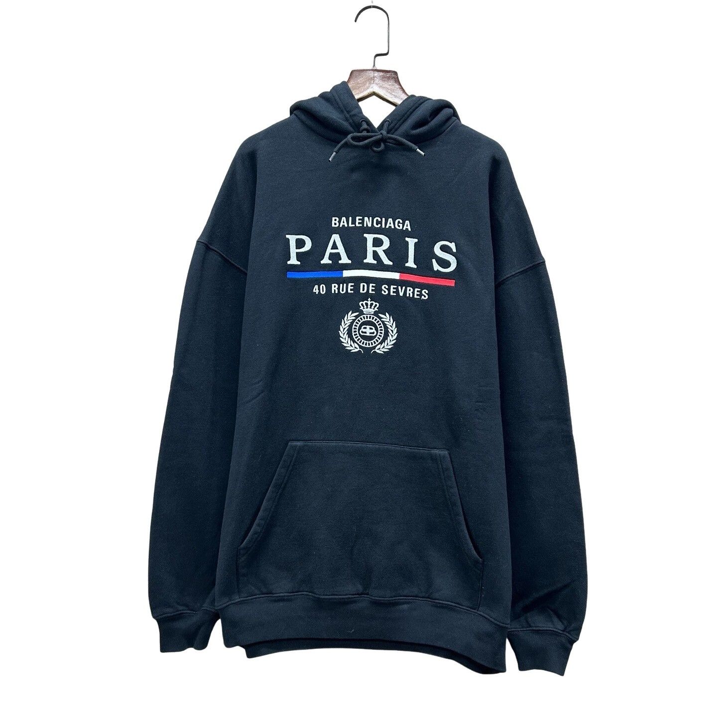 Balenciaga Balenciaga Crown Paris Logo Hoodie Size S Size US S / EU 44-46 / 1 - 1 Thumbnail
