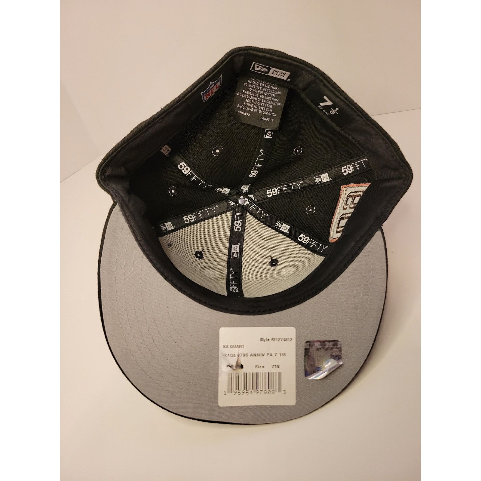 New Era New Era 59FIFTY Cleveland Browns Logo Fitted Hat Cap 7 1/8 Size ONE SIZE - 2 Thumbnail