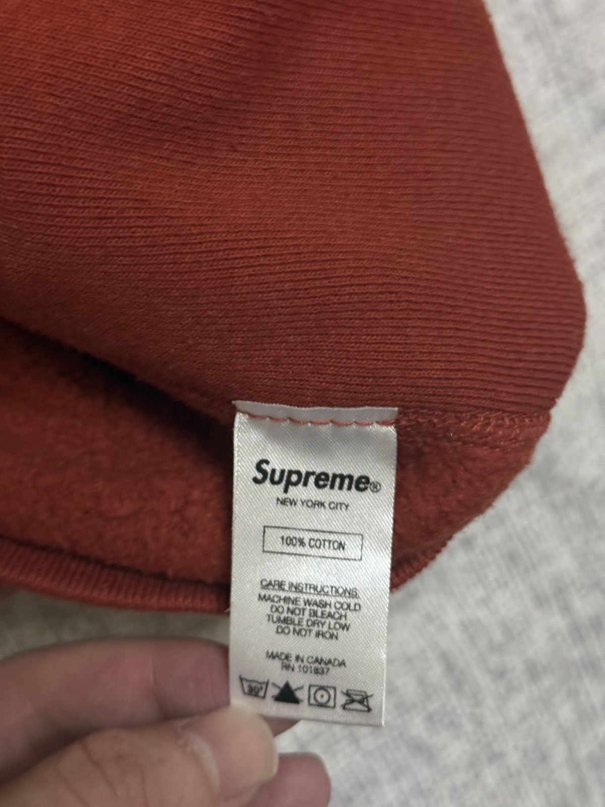 Supreme Supreme fw18 rust box logo crewneck Size US M / EU 48-50 / 2 - 6 Thumbnail