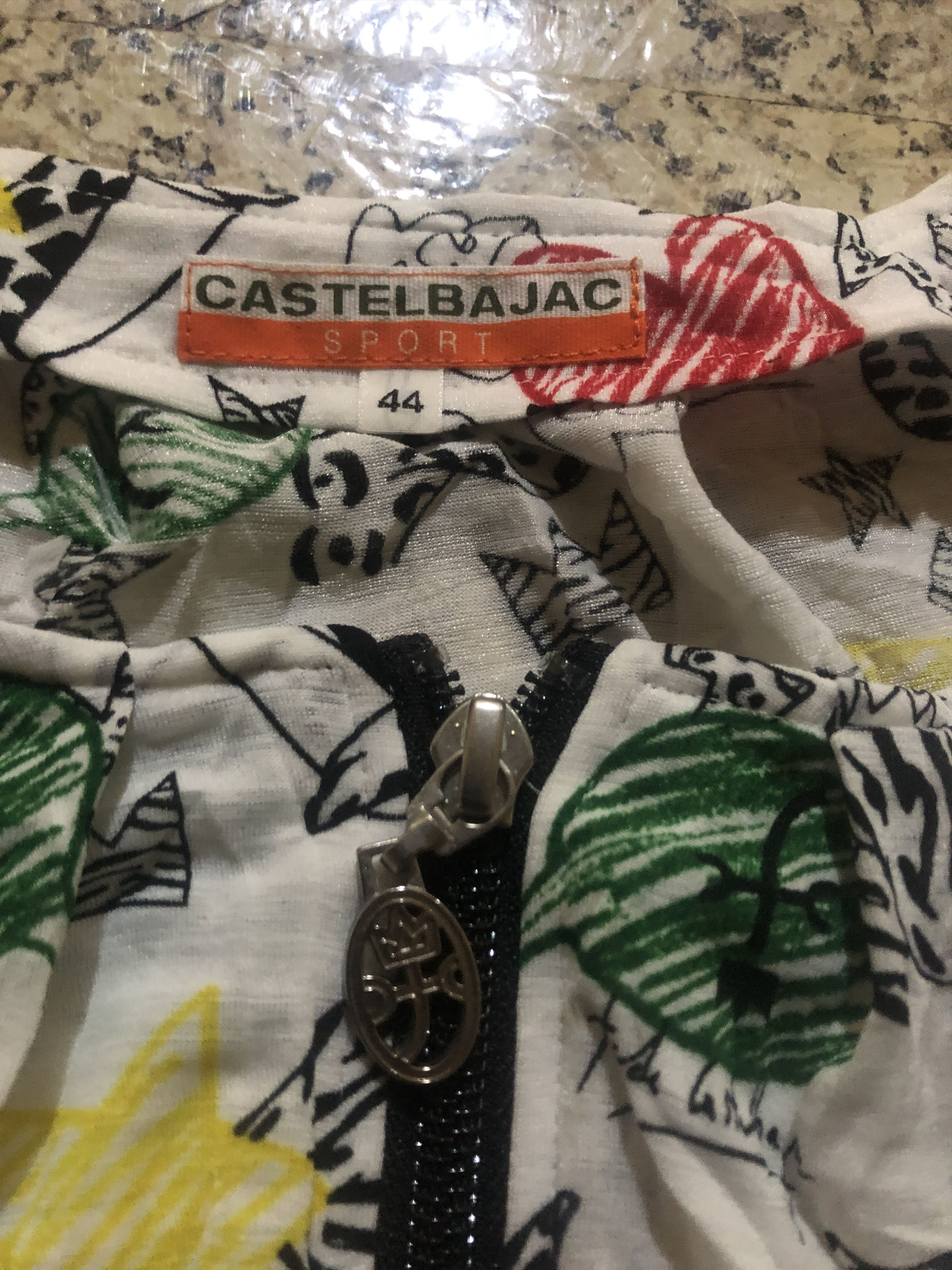 Jean Charles De Castelbajac 🔥 CASTELBAJAC SPORT DOODLE ART ALL OVER PRINT LIGHT JACKET Size M / US 6-8 / IT 42-44 - 7 Thumbnail