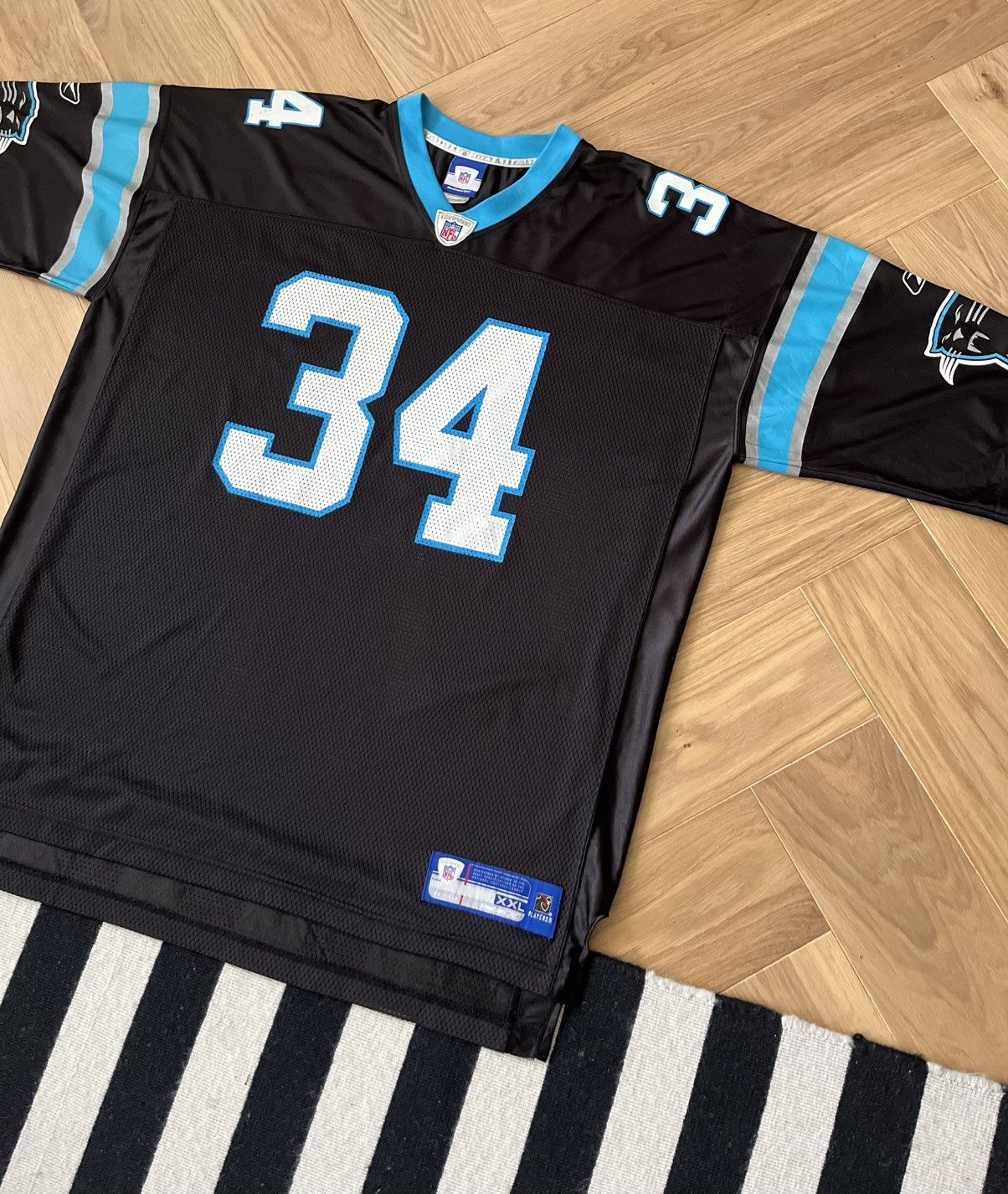 Reebok Vintage DeAngelo Williams Carolina Panthers 34 Reebok Jersey Size US XXL / EU 58 / 5 - 4 Thumbnail