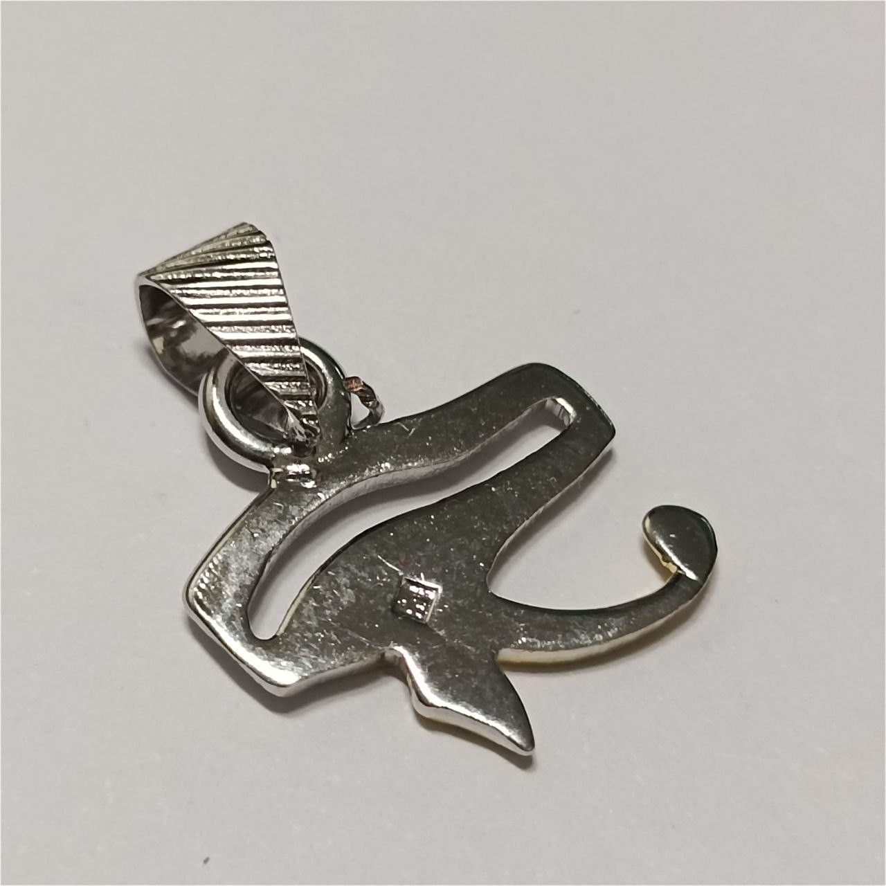 Sterling Silver handcrafted 925 silver Eye of Horus pendant Egyptian style Size ONE SIZE - 8 Thumbnail