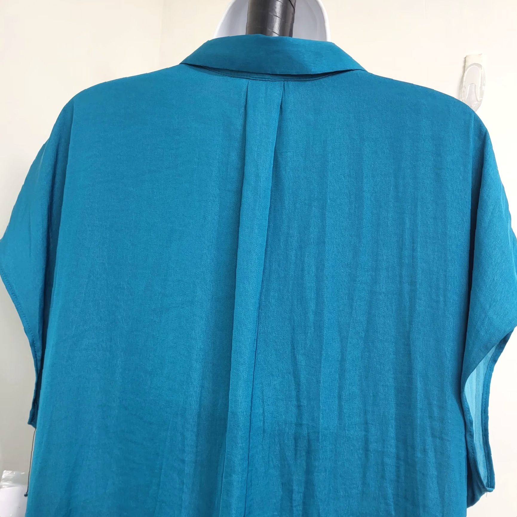 Nine West Nine West Blouse Women's XXL Morocan Teal Button-Down Sleeveless Shirt Shirt Blouse Regular Fit VINTAGE=no Size XXL / US 16-18 / IT 52-54 - 6 Thumbnail