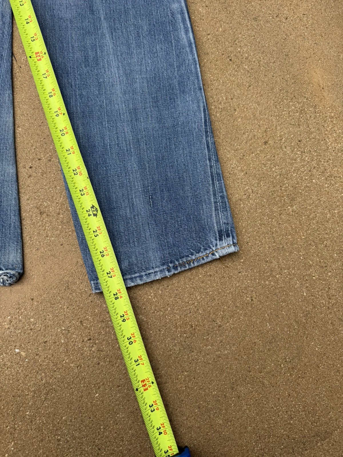 Levi's × Vintage Vtg 70’s Levis 501xx Redline Selvedge Distressed Jeans 28x28 Size US 28 / EU 44 - 11 Thumbnail
