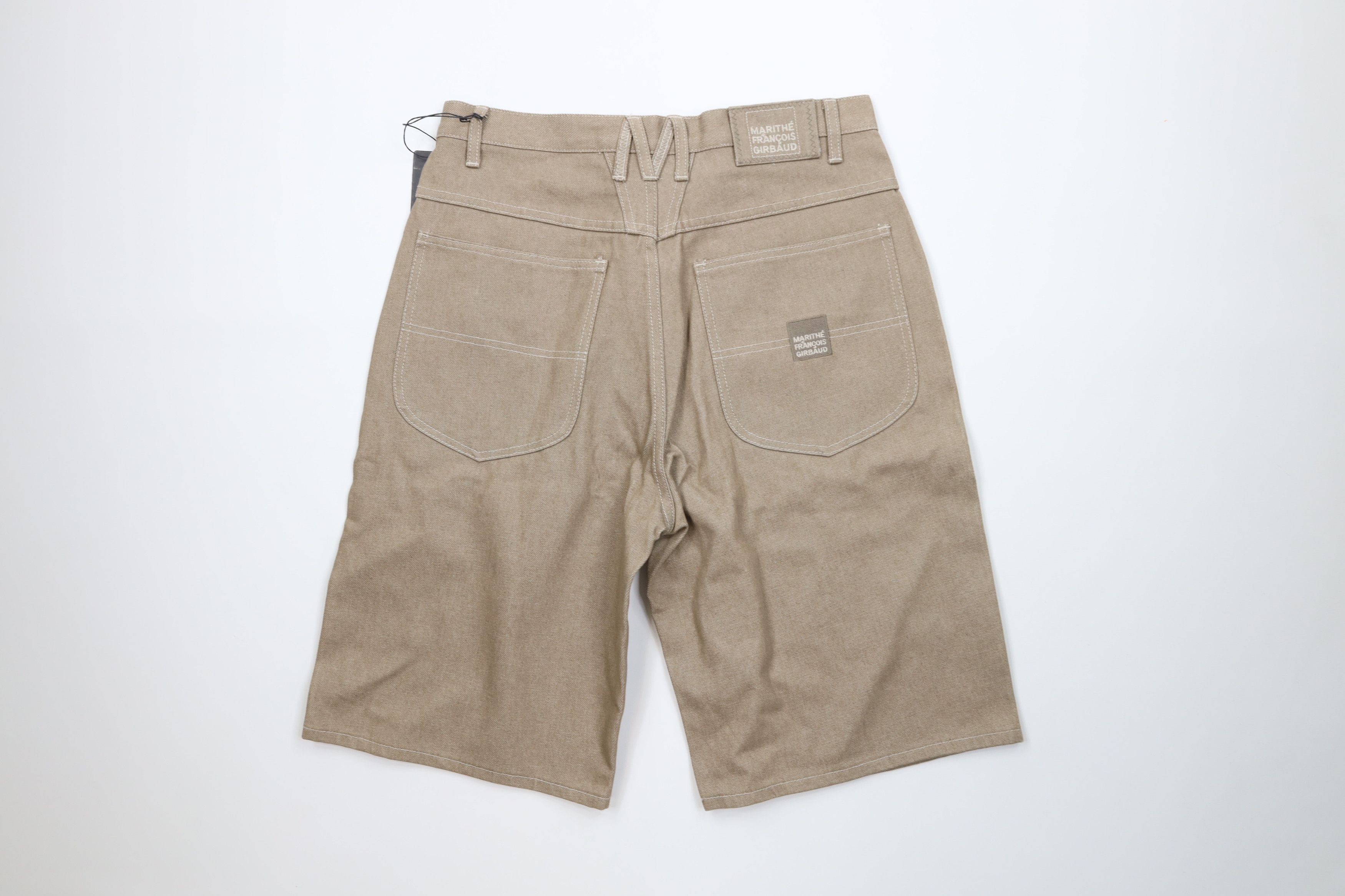 Marithe + Francois Girbaud Deadstock Vintage 90s Marithe Francois Girbaud Denim Shorts Size US 33 - 11 Thumbnail