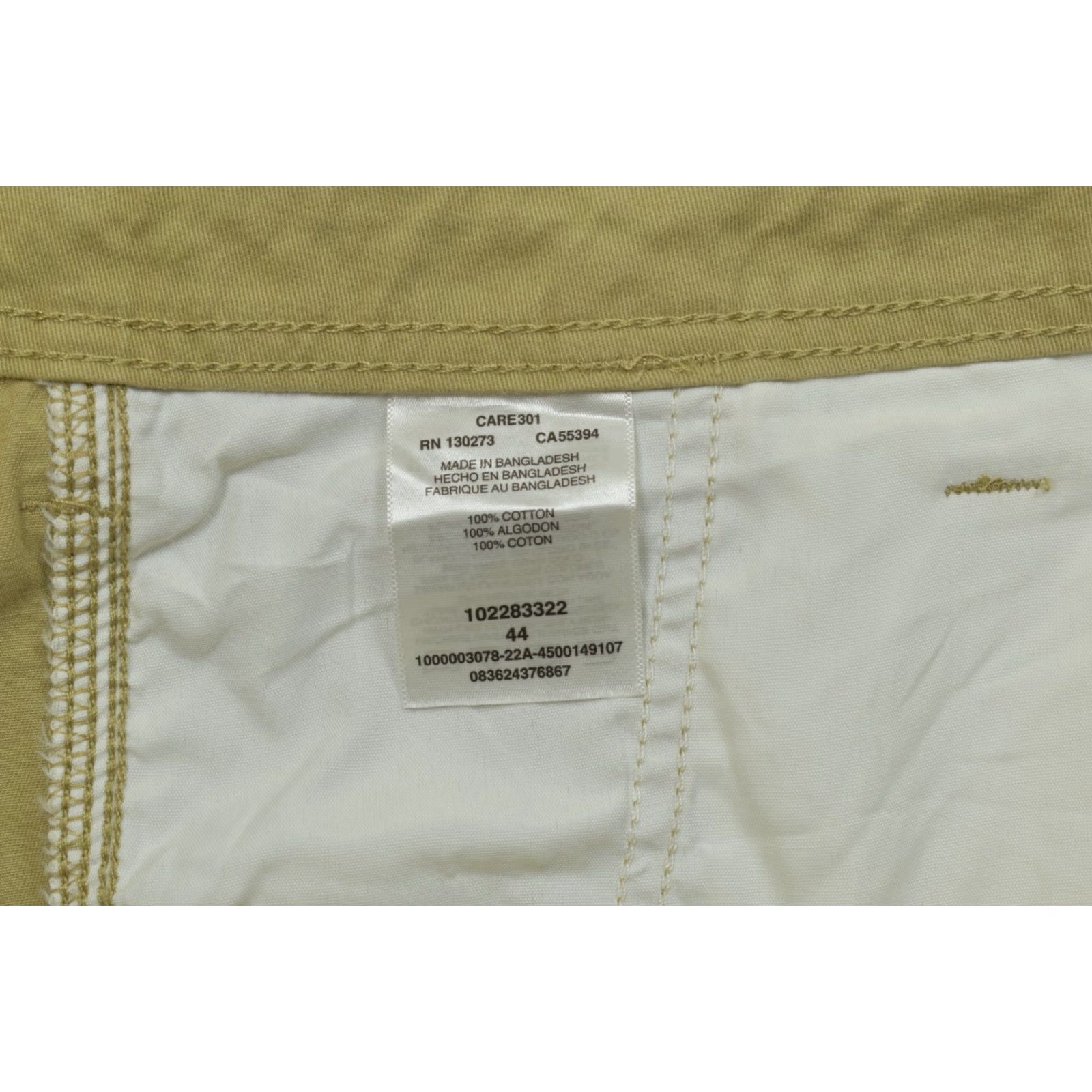 Lee Lee Cargo Shorts Men 44 Tan Cotton Heavyweight Relaxed Flat Front Pockets Beige Cargo Pocket Outdoor Summer Men Size US 44 / EU 60 - 7 Thumbnail