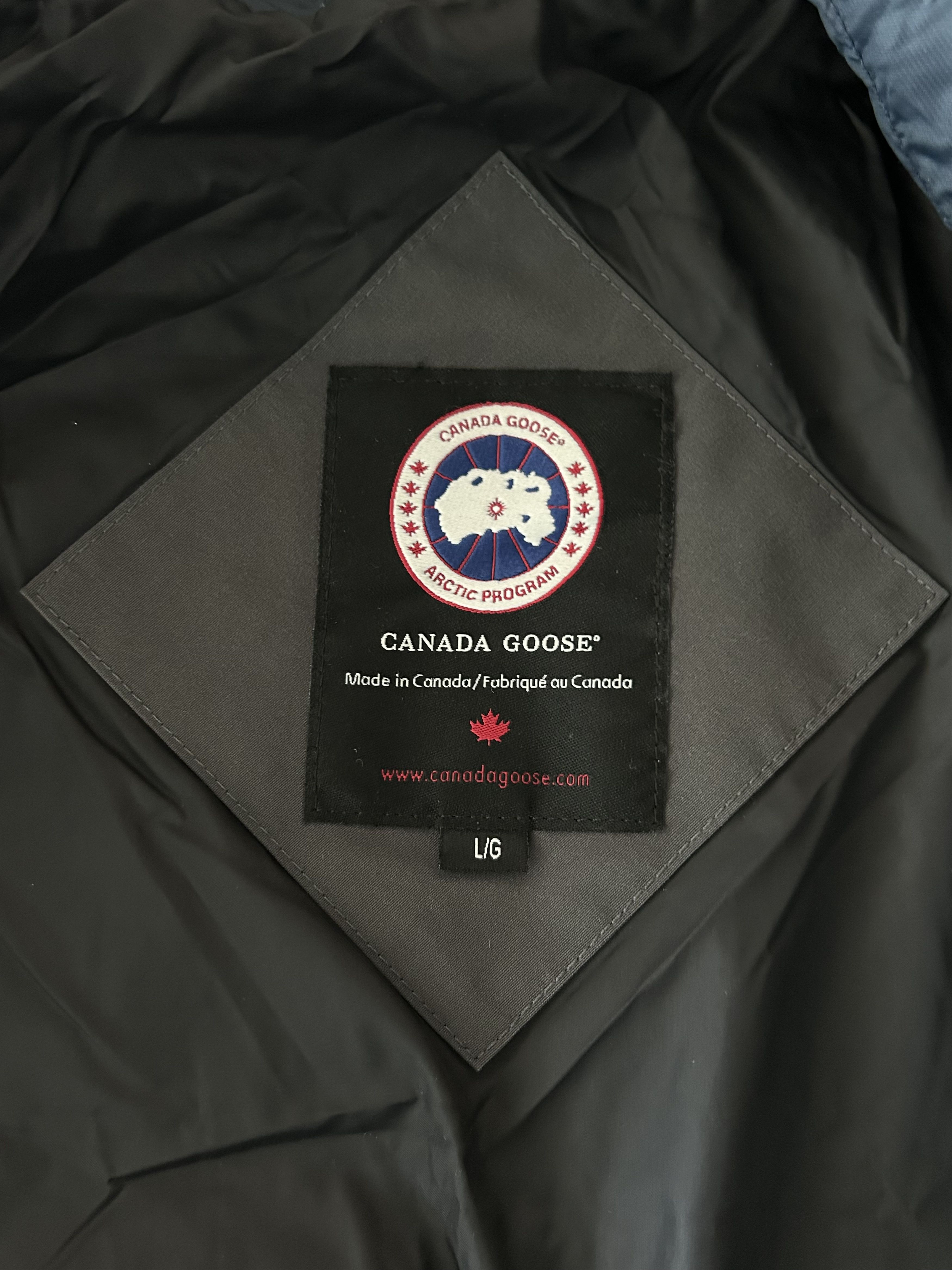 Canada Goose Canada Goose Ink Blue Callaghan Men's Jacket Size US L / EU 52-54 / 3 - 3 Thumbnail