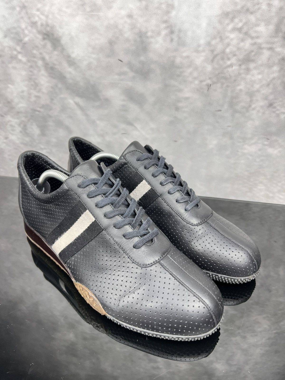 Bally Bally Free-M Black Leather Sneakers Men’s Size US 9.5 | 42.5 Size US 9.5 / EU 42-43 - 2 Thumbnail