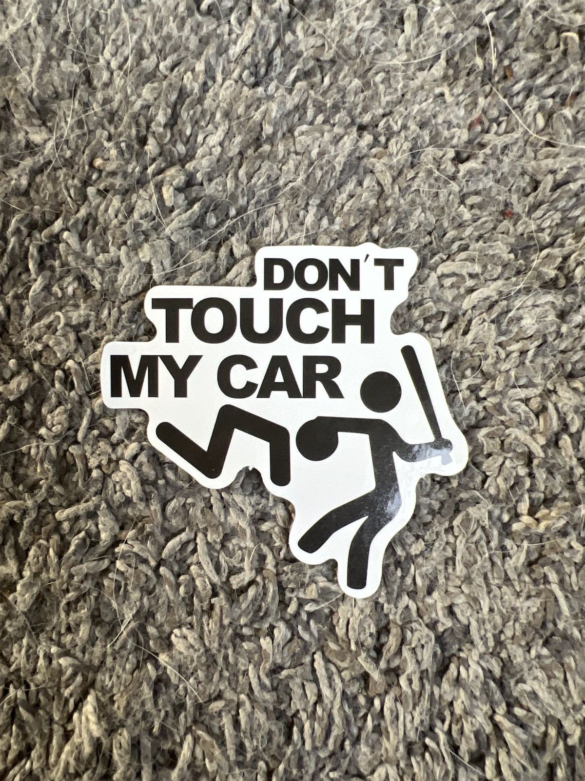 Hypebeast Don’t Touch My Car Sticker Size ONE SIZE - 1 Thumbnail