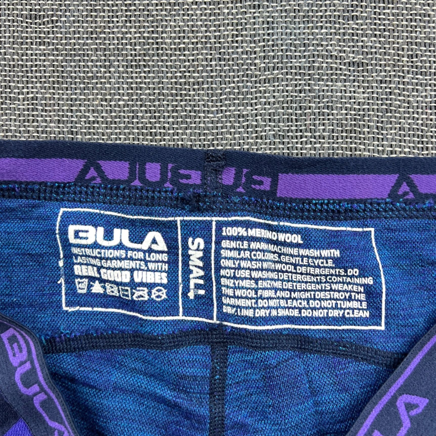 Vintage BULA Base Layer Pants Small Blue 100% Merino Wool Blend Outdoor Thermal Sports Activewear Track Pants Mens S Blue Merino Wool Quick Dry Stretch Size US 29 - 4 Thumbnail
