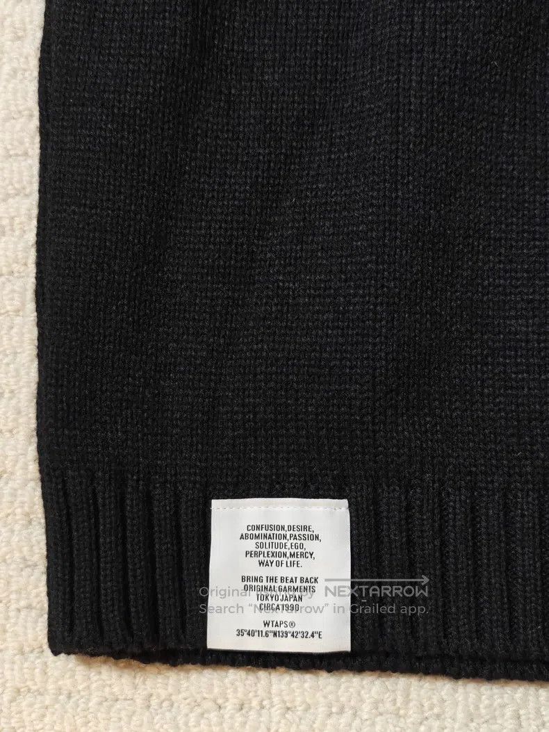 Wtaps Wtaps Knit Vest Embroidery Vest Size US L / EU 52-54 / 3 - 4 Thumbnail
