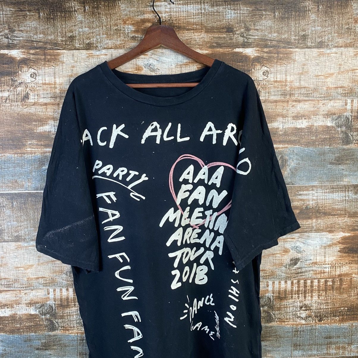 Band Tees DL Fan Fun Fan Black T-Shirt #C1202 Size US XL / EU 56 / 4 - 2 Thumbnail