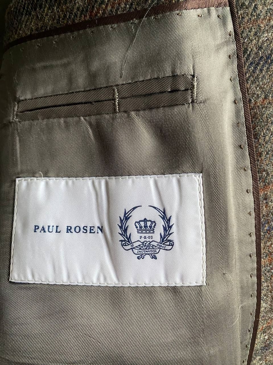 Paulrose Paul Rosen wool checked jacket size 50 Size 50R - 11 Thumbnail