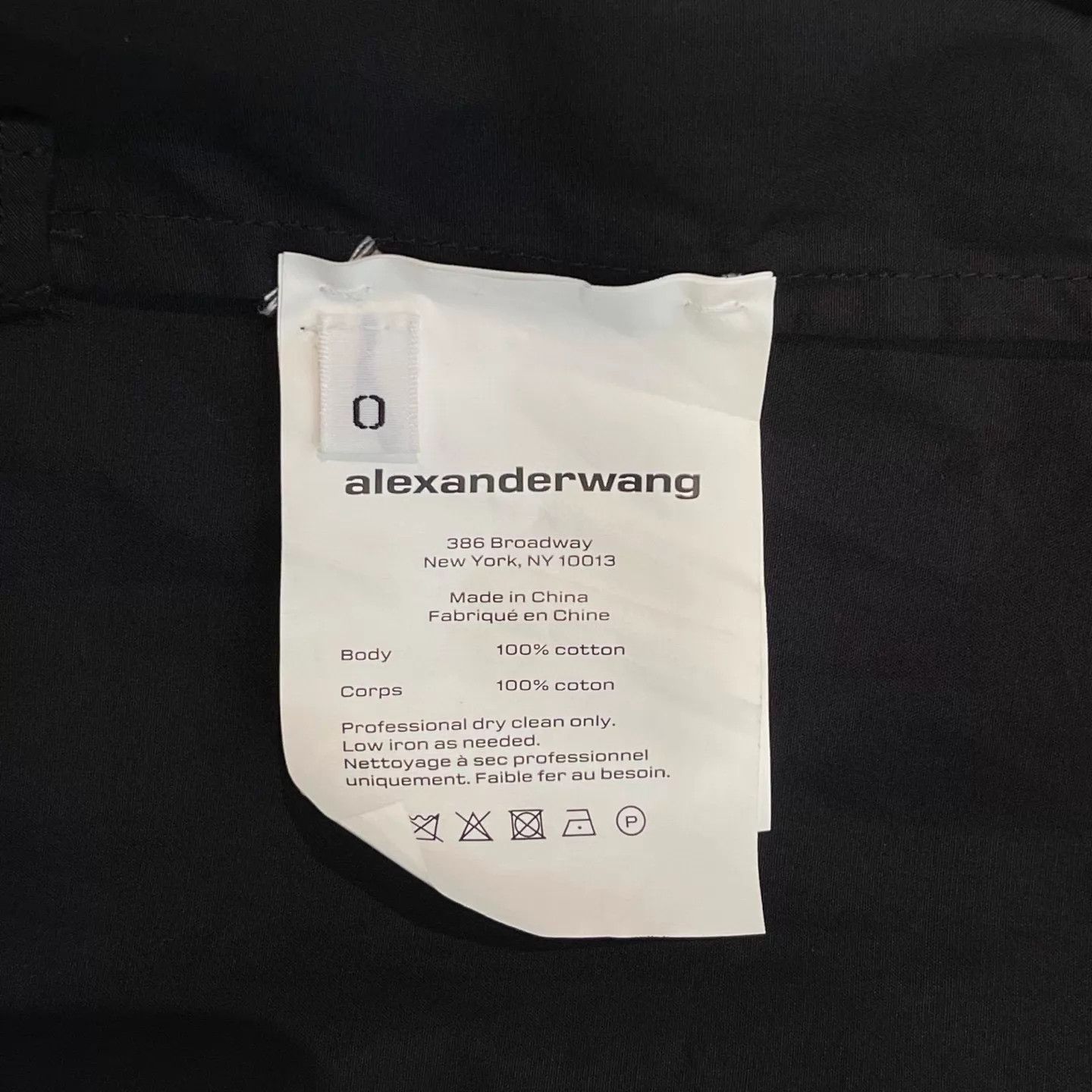 Alexander Wang Alexander Wang Black Vintage Shirt Dress Chest 84cm Size XS / US 0-2 / IT 36-38 - 6 Thumbnail