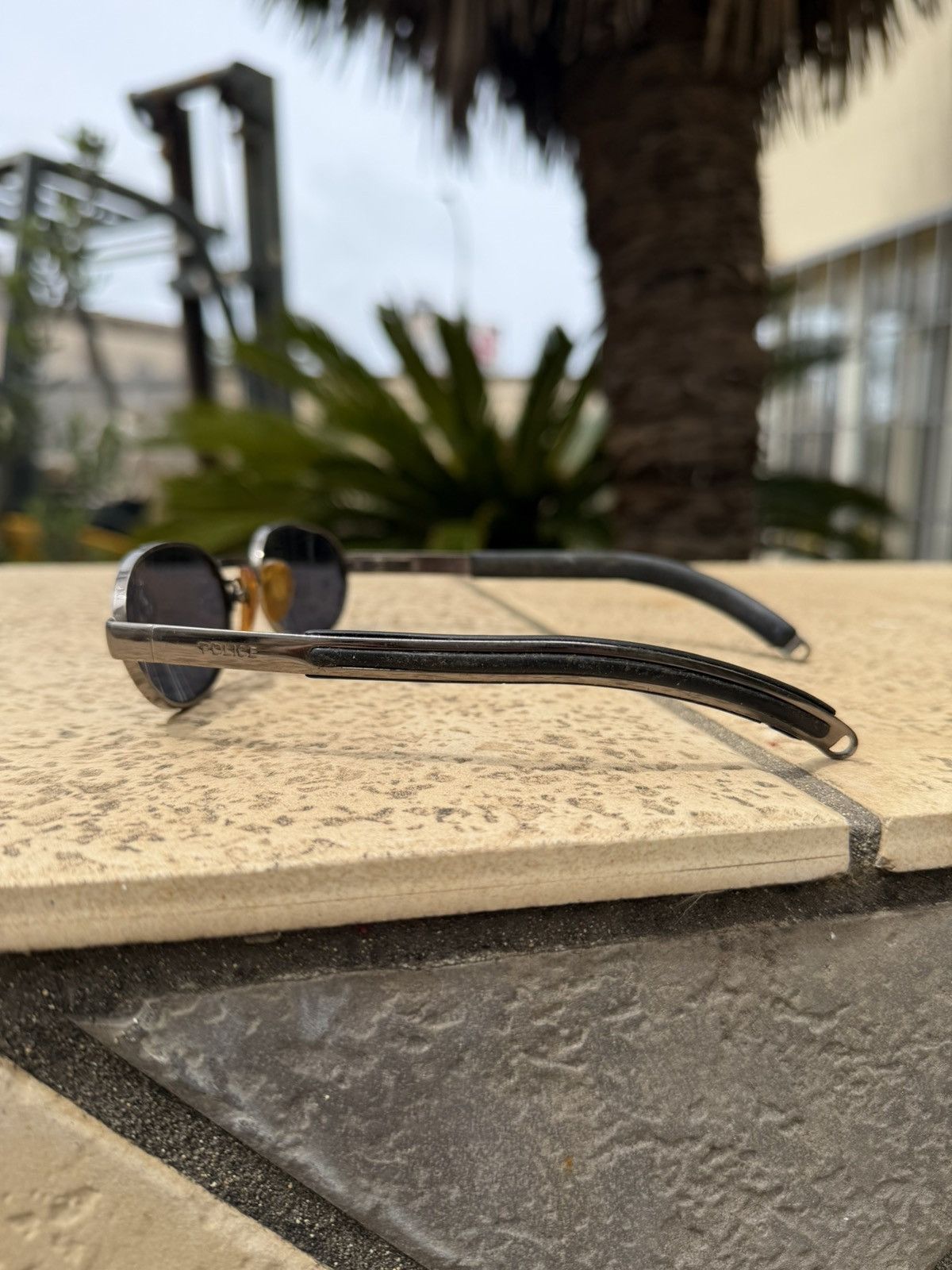 RayBan Police Sunglasses Vintage Dark Silver Size ONE SIZE - 3 Thumbnail