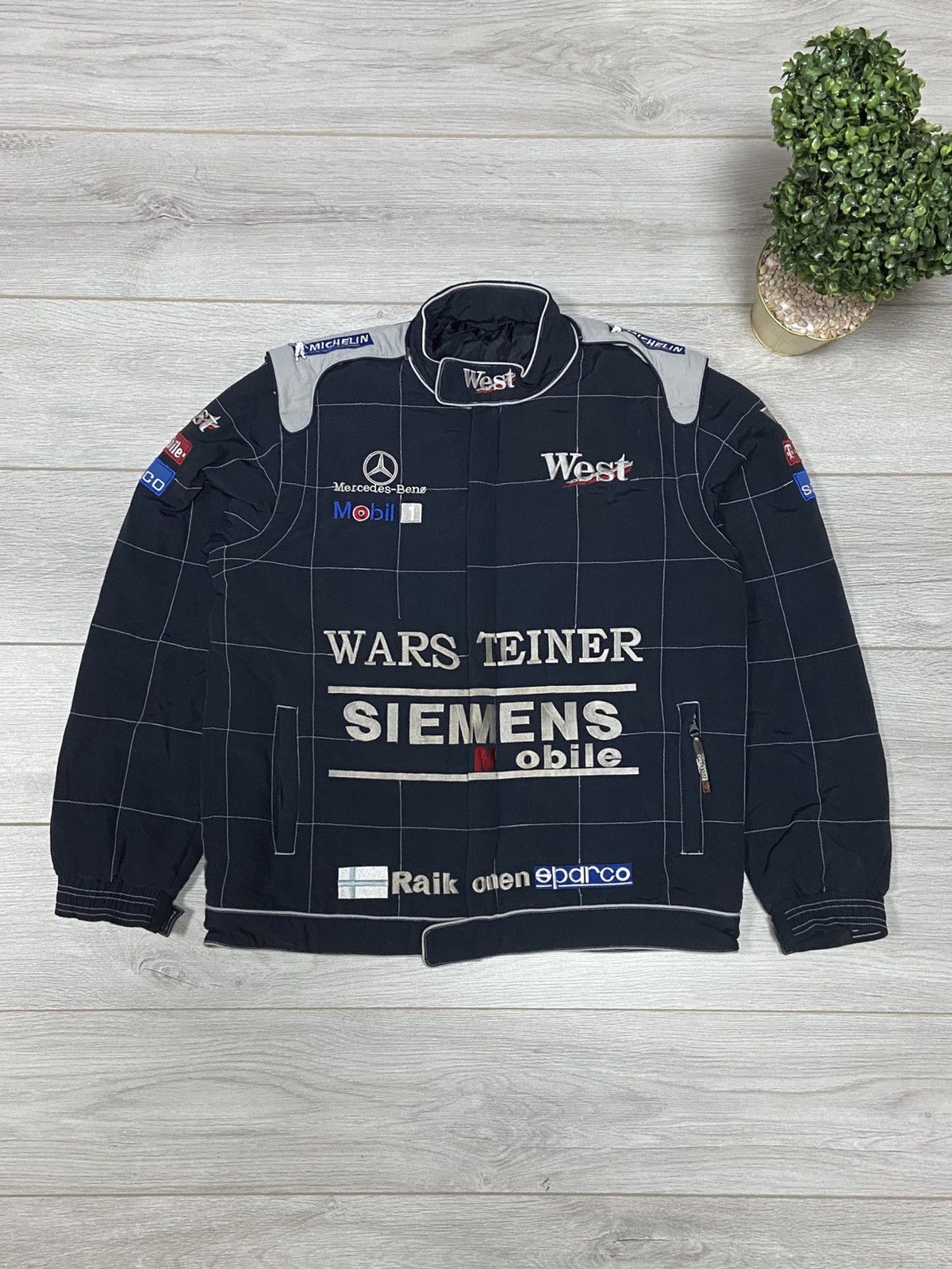 Mercedes-Benz Mercedes Siemens Warsteiner Micheline West bomber jacket Size US XL / EU 56 / 4 - 5 Thumbnail