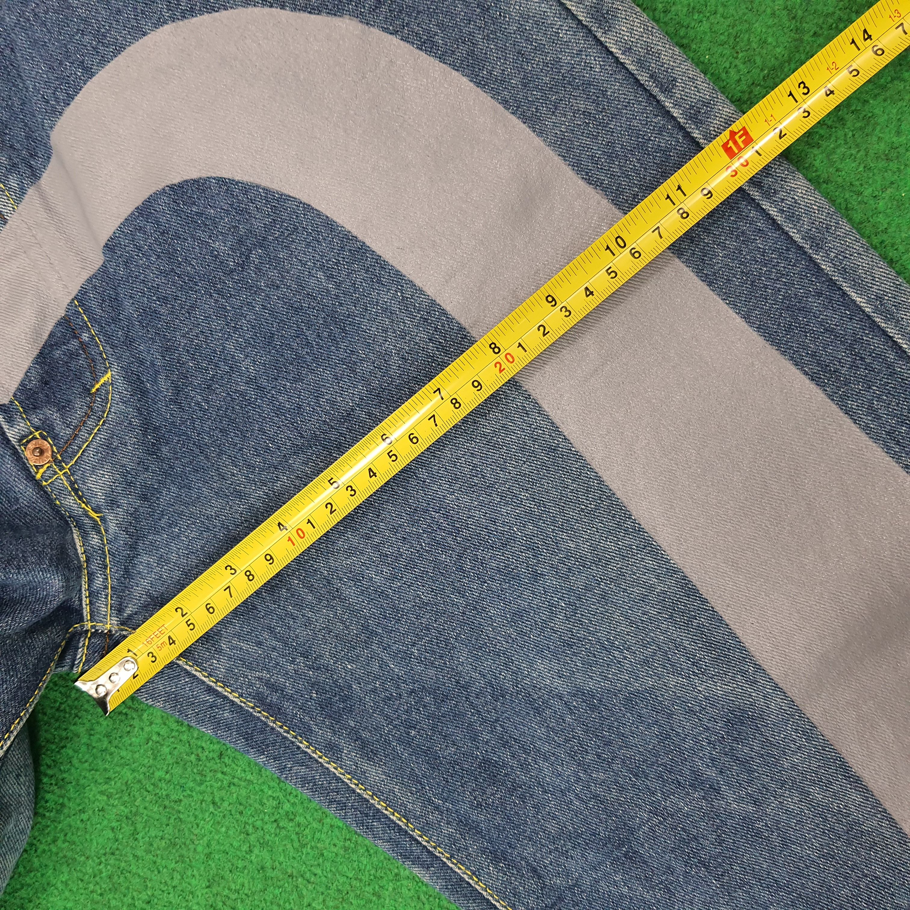 Japanese Brand Vintage Evisu x Doraemon Rare Custom Daicock Jeans C244N25 Size US 32 / EU 48 - 14 Thumbnail