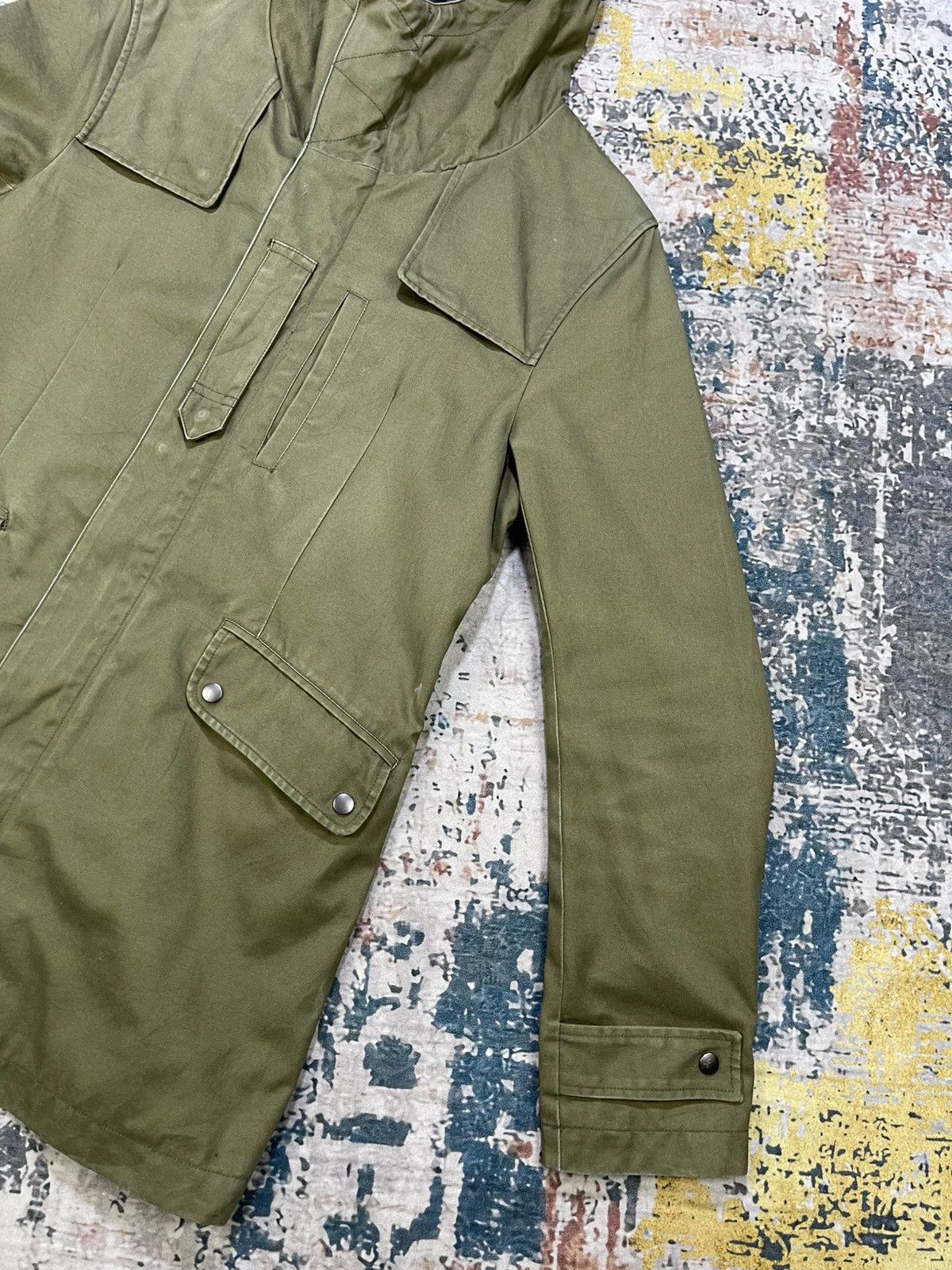 Katharine Hamnett London Katharine Hamnett Military Hooded Field Jacket Size US M / EU 48-50 / 2 - 6 Thumbnail