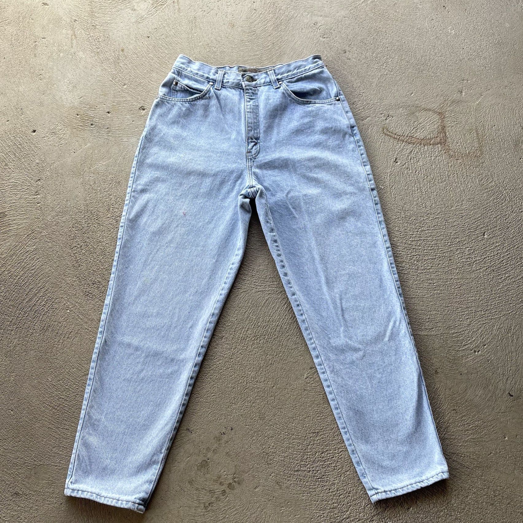 Levi's VINTAGE Levi's Jeans Womens 12 Blue Tapered Fit Denim 90s High Rise Regular Size 29" - 4 Thumbnail