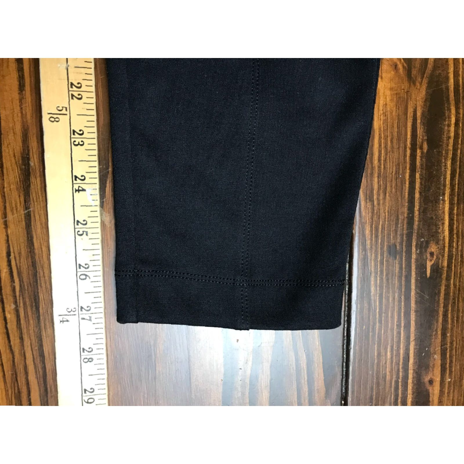 Croft & Barrow Croft & Barrow Leggings, Women's Small Short, Black, Jegging, Regular, Inseam 27 in, High Rise, Casual, Modern, Virtual Return Free Size 28" / US 6 / IT 42 - 5 Thumbnail