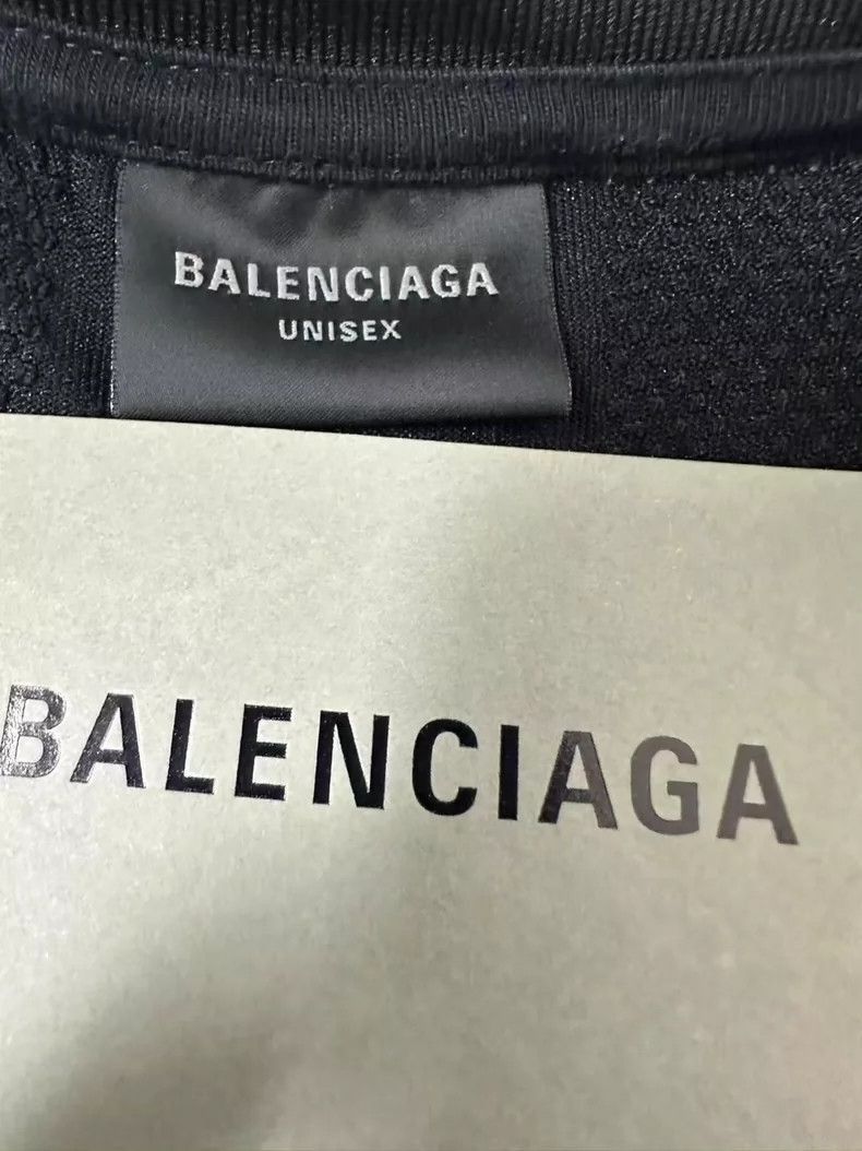 Balenciaga Balenciaga Burning Unity Oversized TShirt Black-2506 Size US M / EU 48-50 / 2 - 2 Thumbnail