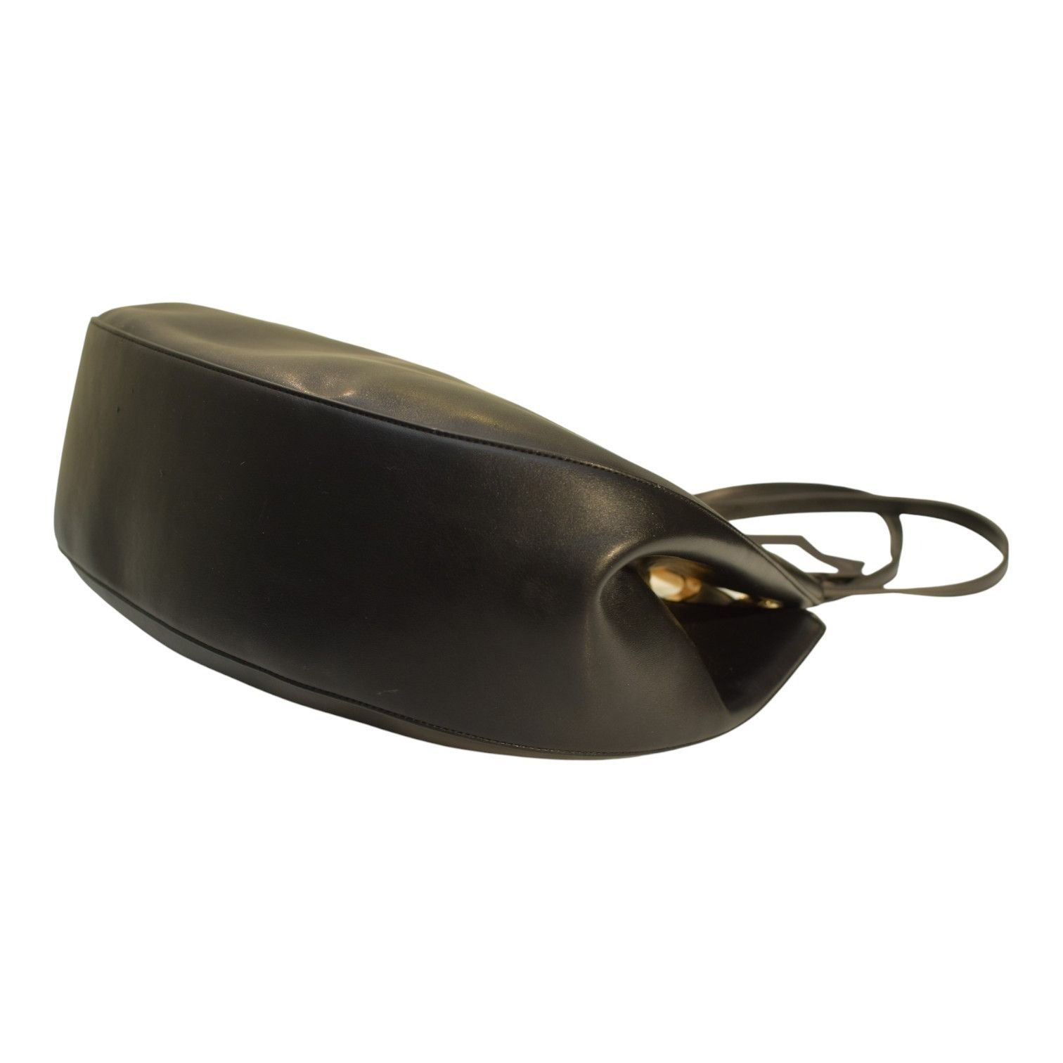 TWINSET Twinset Milano shopper 'Lila' Oval T handle Black Leather To Size ONE SIZE - 10 Thumbnail