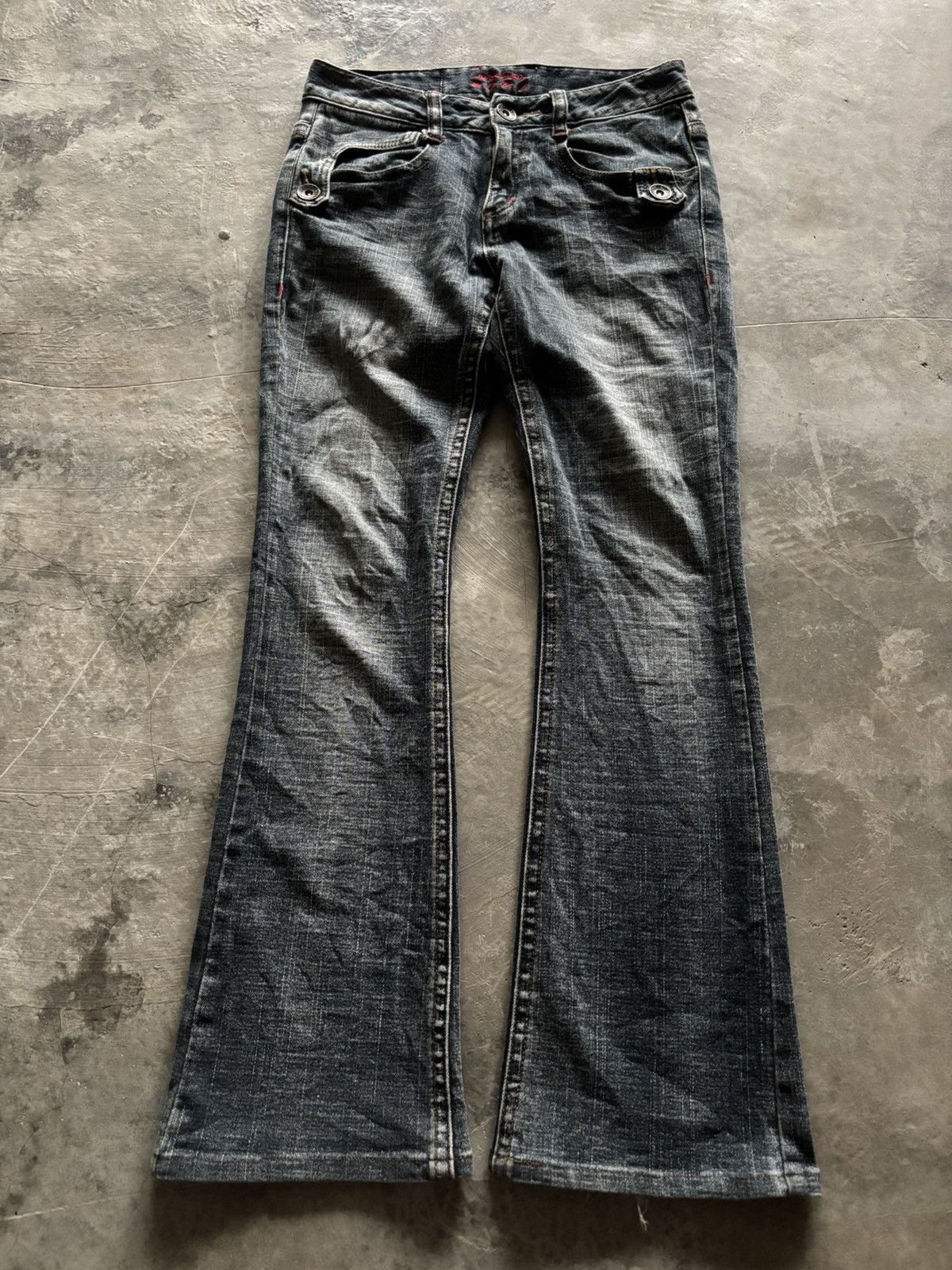 Hysteric Glamour BCBG flare washed japanese punk grunge i6w9 inspired Size US 28 / EU 44 - 1 Thumbnail