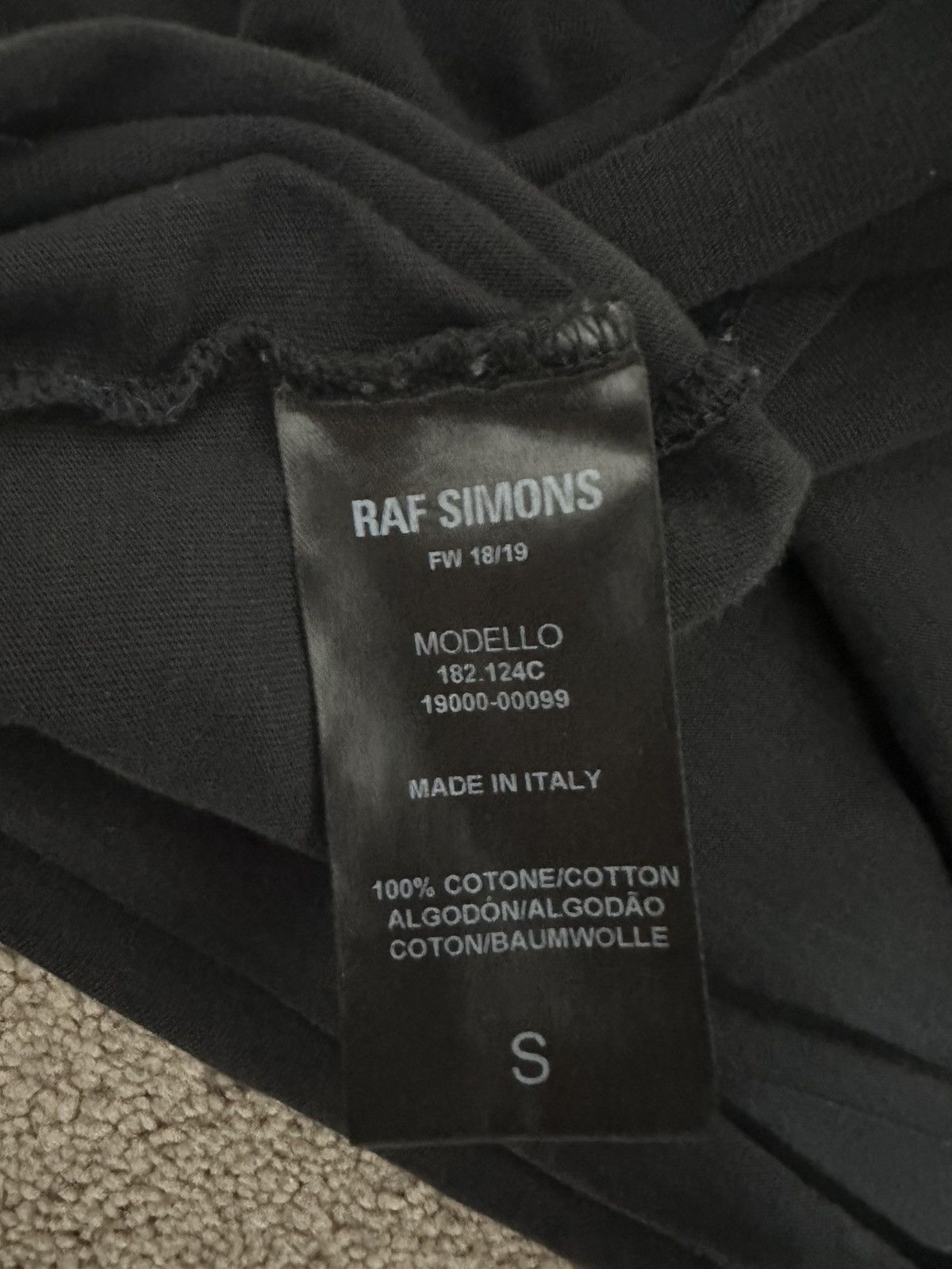 Raf Simons Raf simons Christiane F tee Size US L / EU 52-54 / 3 - 6 Thumbnail