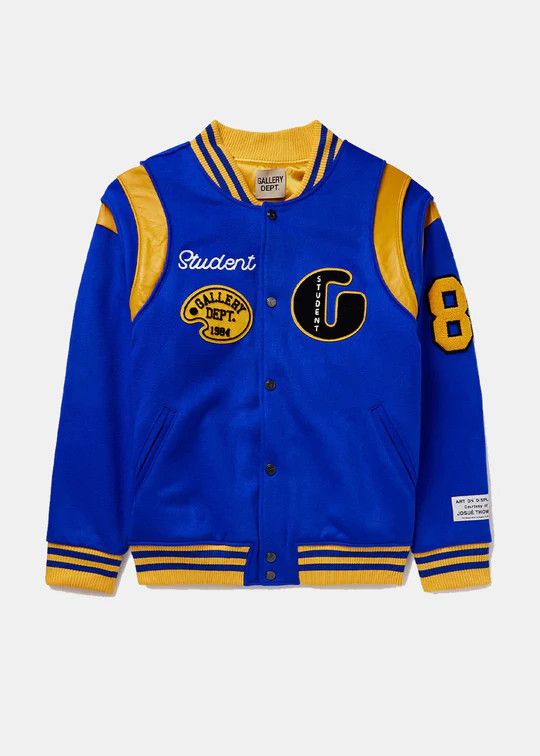 Gallery Dept. o1gr1nt0526 Student Varsity Jacket in Blue Size US XS / EU 42 / 0 - 1 Thumbnail