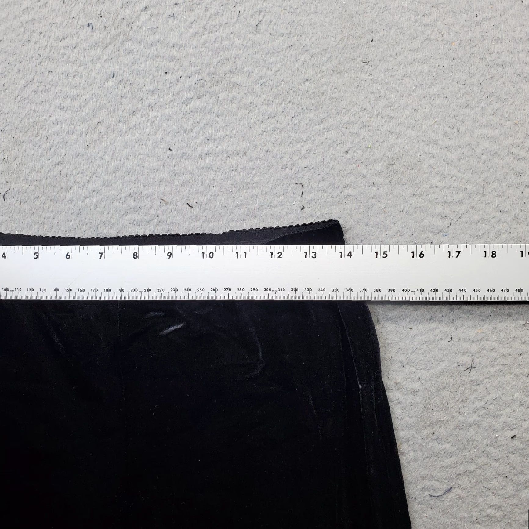 J. Jill J. Jill Velvet Pants Womens S Black Stretch Elastic Waistband Pull On Wide-Leg Pants Size 28" / US 6 / IT 42 - 6 Thumbnail