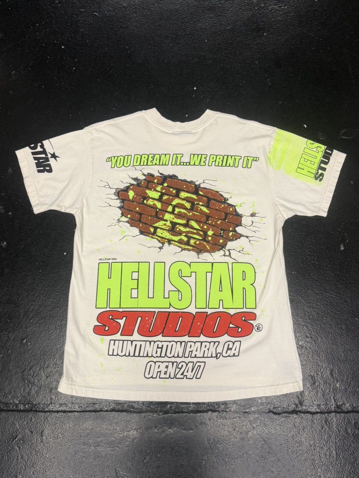 HELLSTAR Hellstar Brick Wall Tee Size US L / EU 52-54 / 3 - 2 Thumbnail