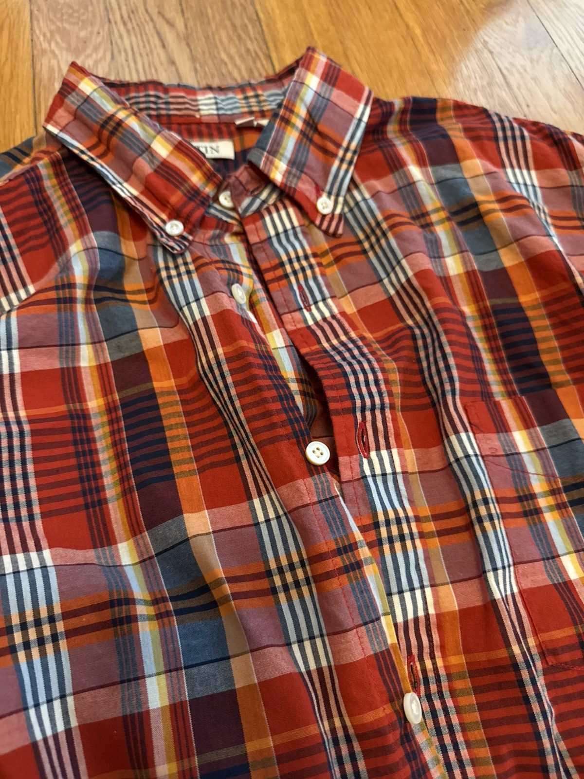 Gustin Gustin madras long sleeve button down Size US XL / EU 56 / 4 - 3 Thumbnail