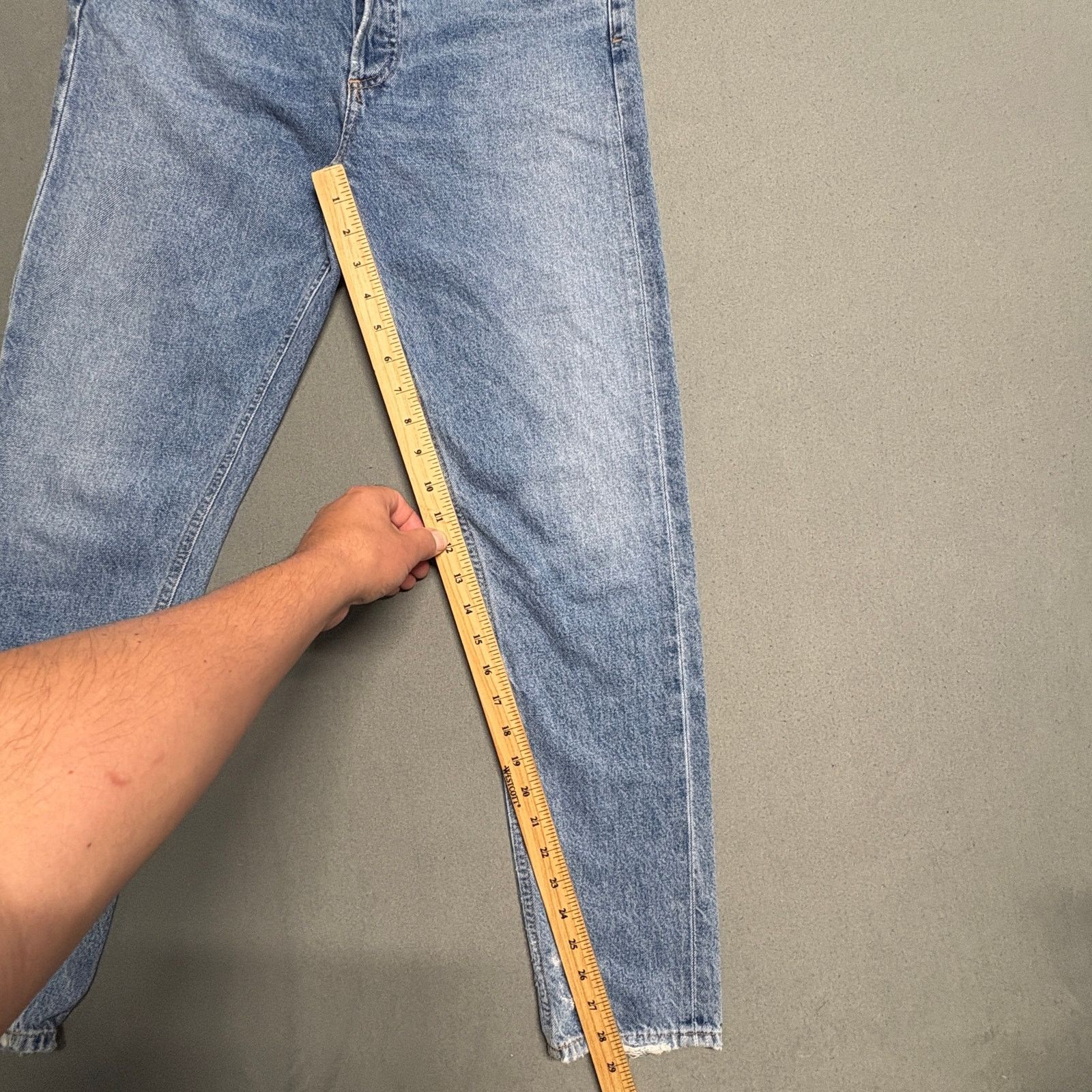 Agolde AGOLDE Jamie High Rise Classic Jeans Blue A0451-778 Size 26" / US 2 / IT 38 - 14 Thumbnail