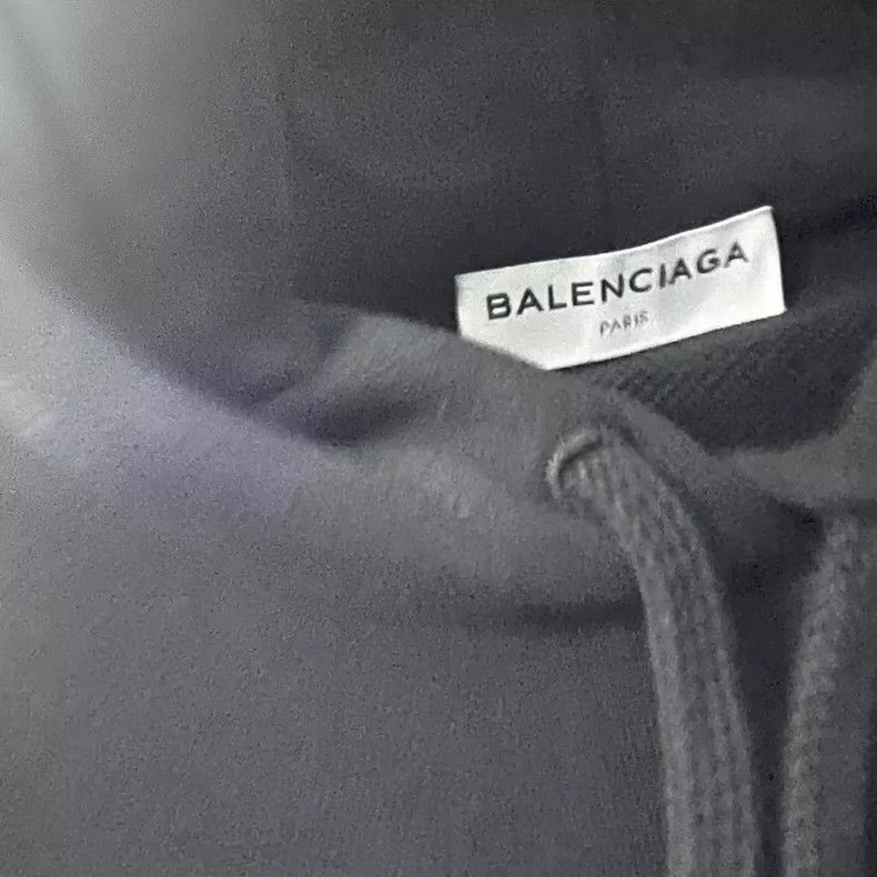 Balenciaga Balenciaga Wheat ear logo black hoodie Size US S / EU 44-46 / 1 - 4 Thumbnail