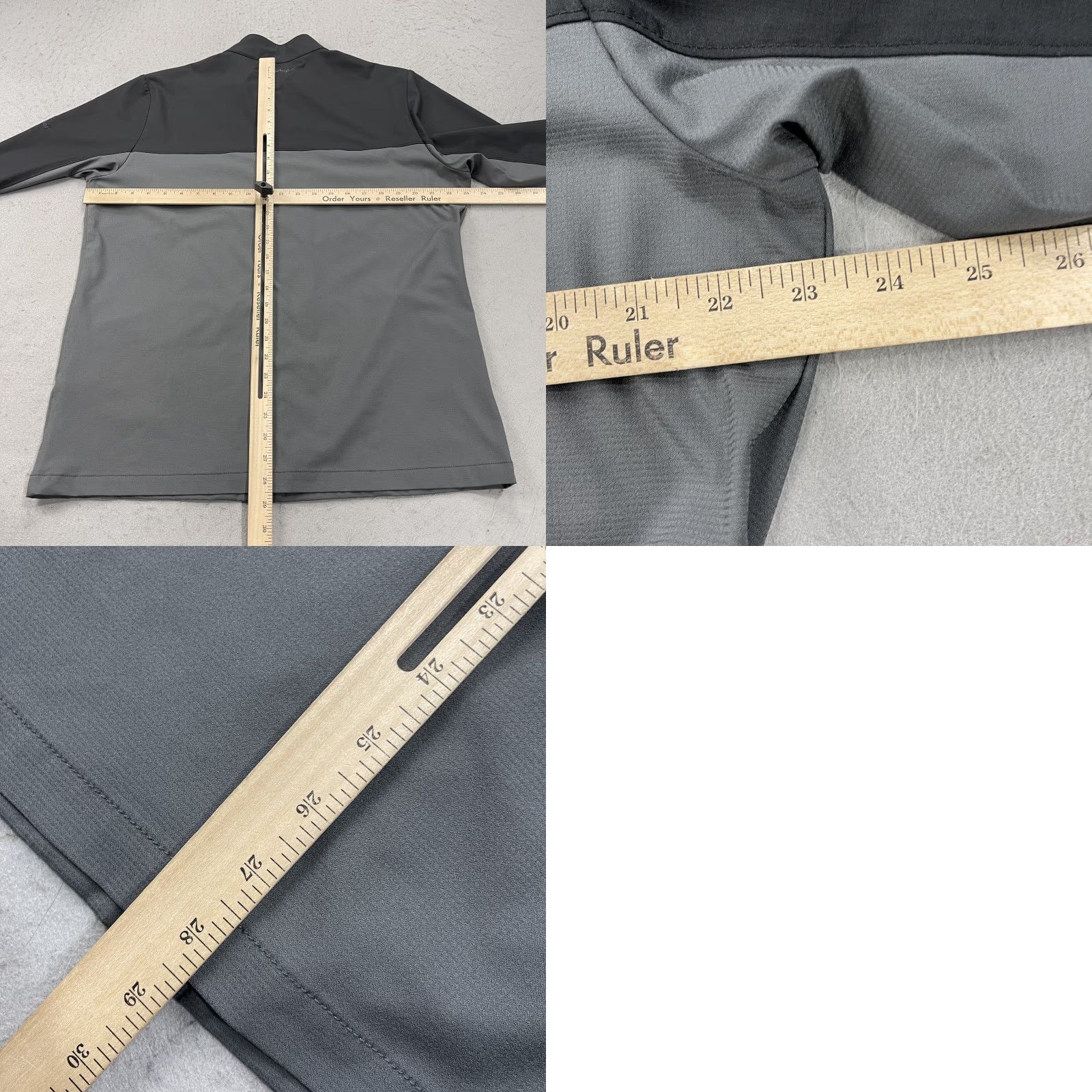 TravisMathew Travis Mathew Jacket Mens Large Black Gray Full Zip Windbreaker Golf Windbreaker Size US L / EU 52-54 / 3 - 8 Thumbnail