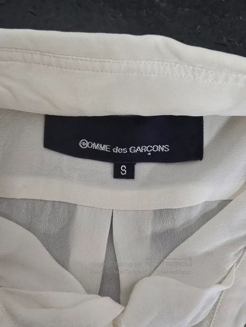 Comme des Garcons Comme des Garcons Ultra-lightweight real silk shirt Size S / US 4 / IT 40 - 4 Thumbnail