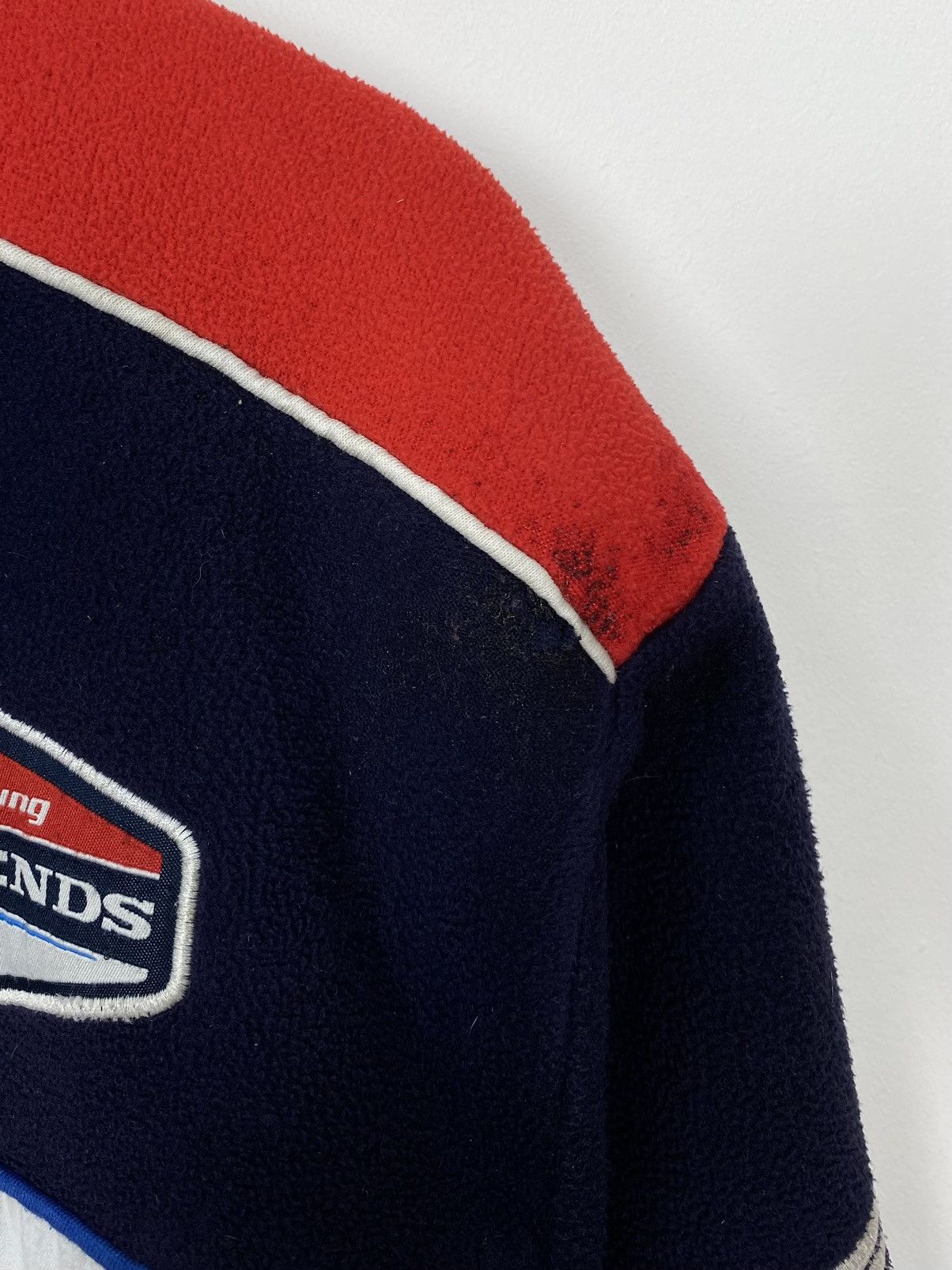 Honda Honda Racing TT Legends Mens Jacket Fleece Navy/Red Sz Large Size US L / EU 52-54 / 3 - 4 Thumbnail