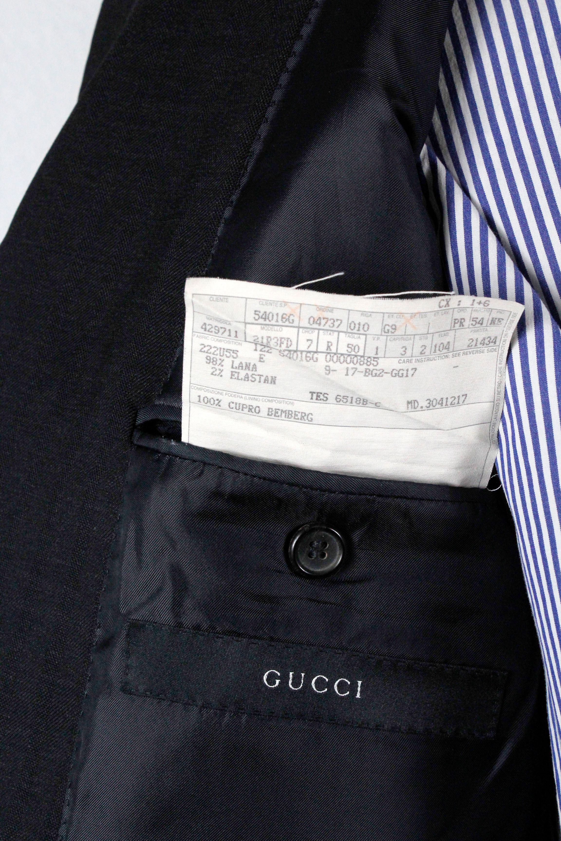 Gucci Gucci by Tom Ford Wool Knit Blazer Jacket 50 size Size US M / EU 48-50 / 2 - 7 Thumbnail