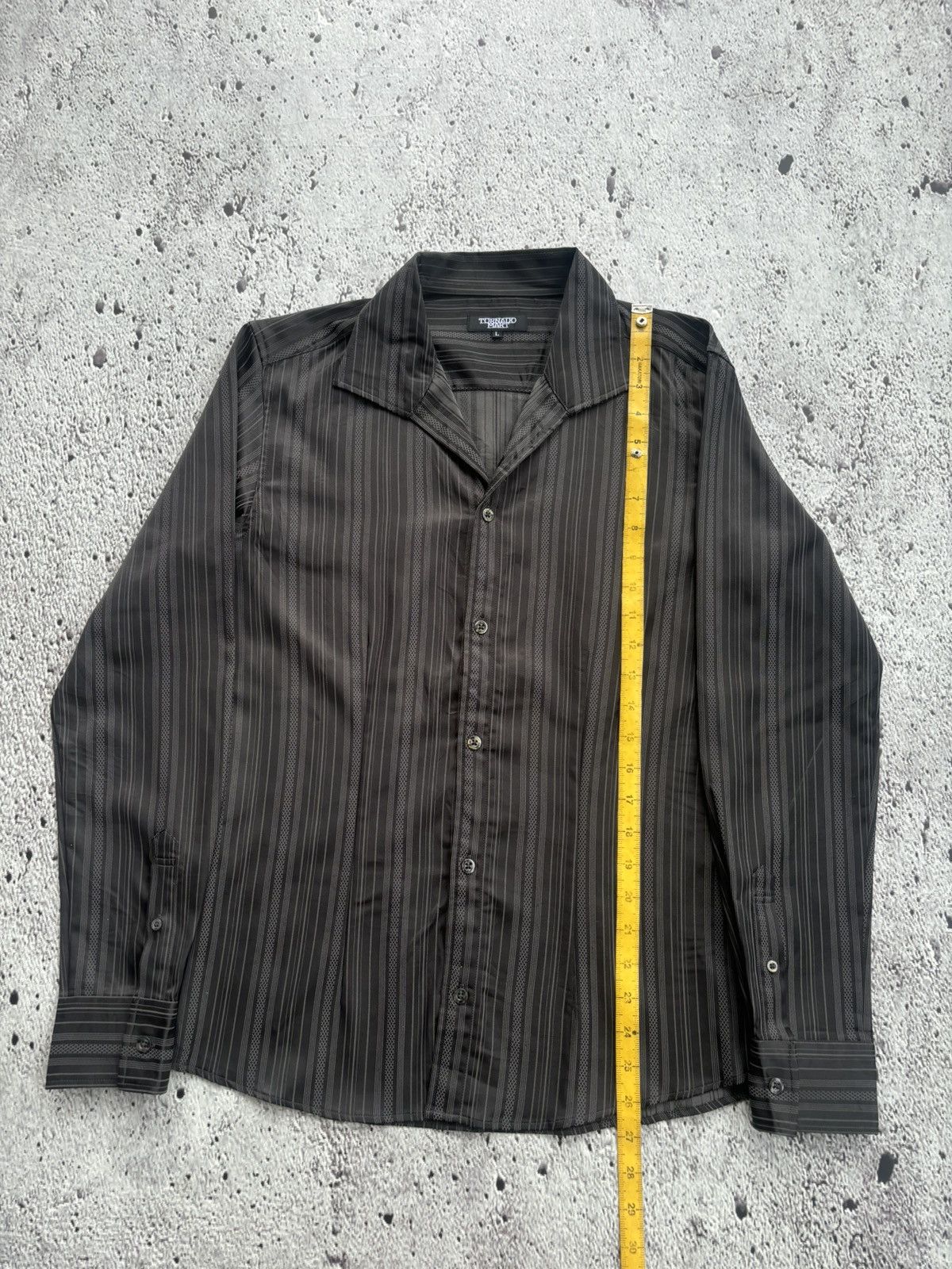Tornado Mart Tornado mart stripe shirt Size US L / EU 52-54 / 3 - 9 Thumbnail
