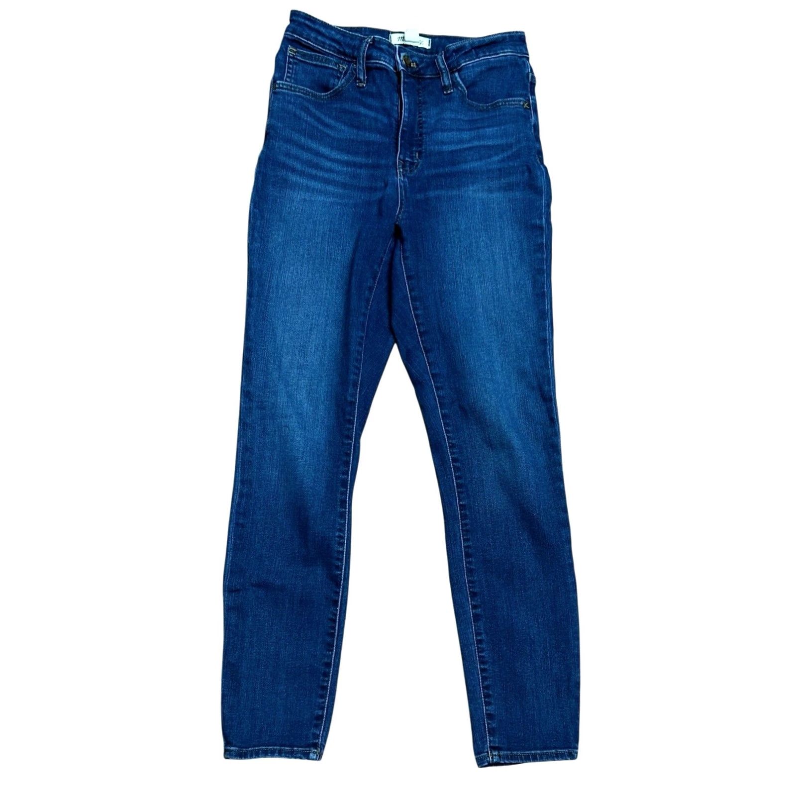 Madewell Madewell Jeans Curvy Roadtripper Size 27 Bark Blue Straight leg Womens Pants Regular Dress Denim 5-Pocket City Bohemian Preppy Size 27" / US 4 / IT 40 - 2 Thumbnail
